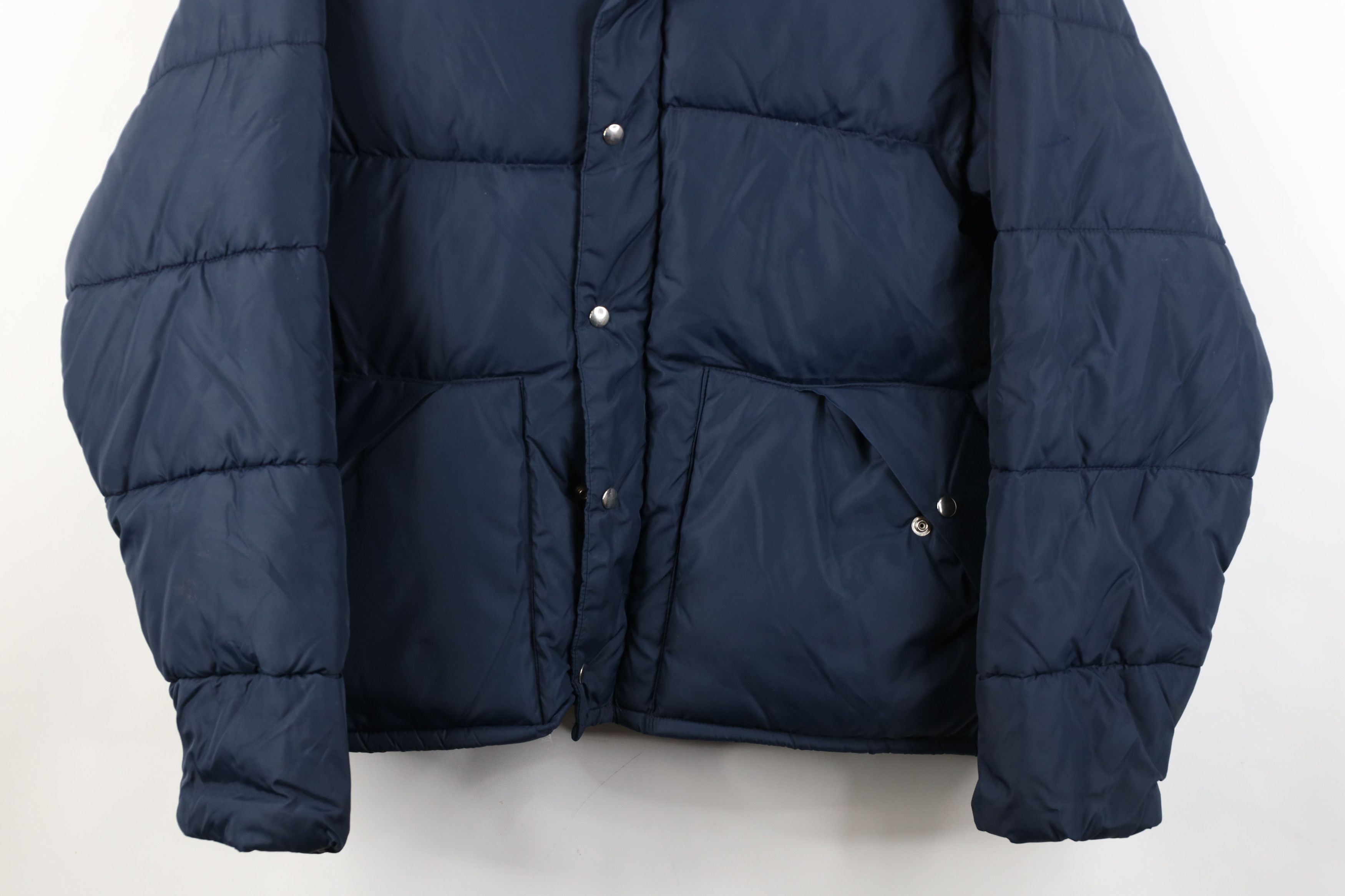 Vintage Vintage 70s Streetwear Insulated Fill Puffer Jacket Blue USA Size US M / EU 48-50 / 2 - 3 Thumbnail