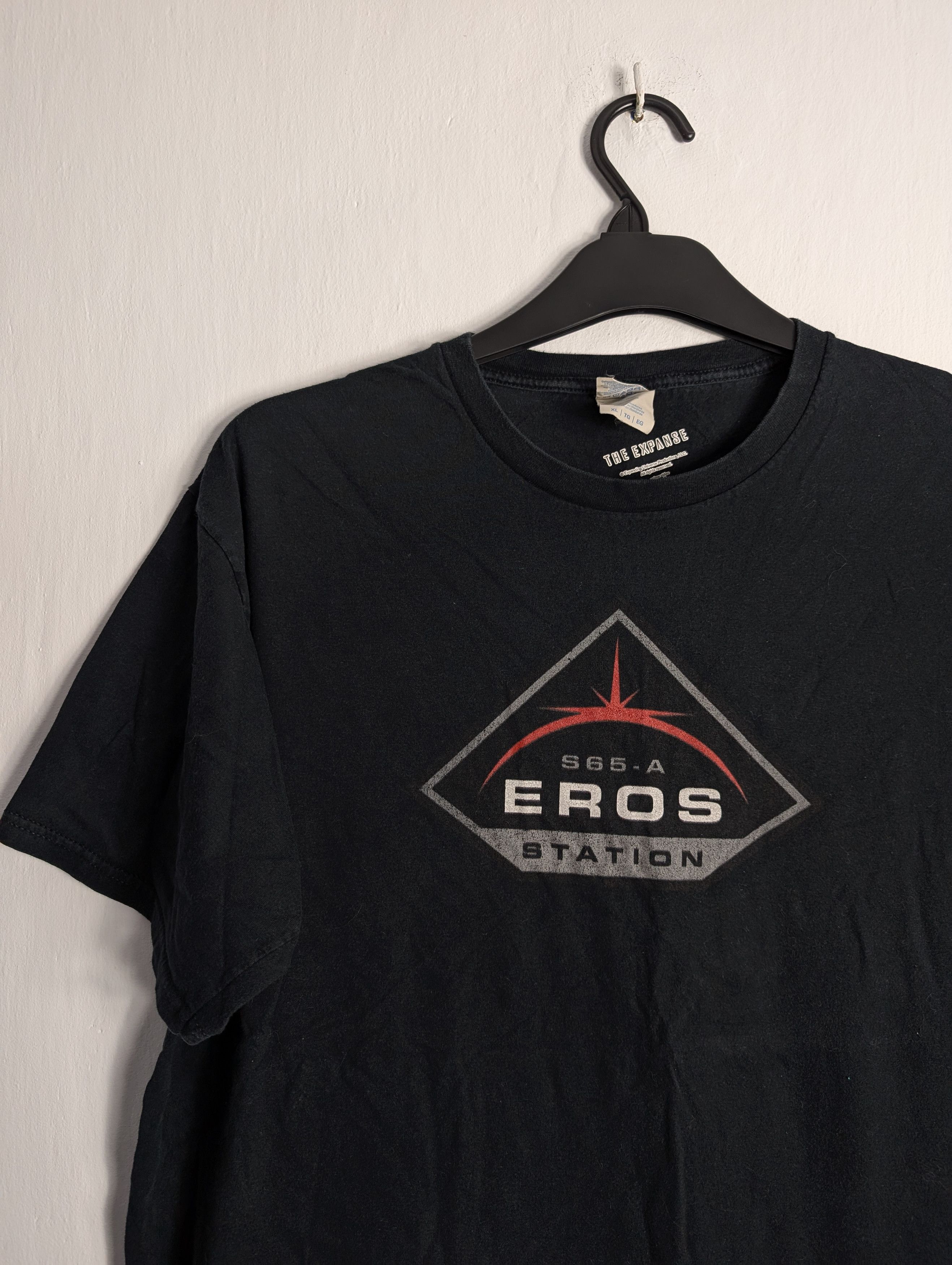 Vintage Black T-shirt The Expanse Eros Station Tv Series Size US XL / EU 56 / 4 - 2 Thumbnail