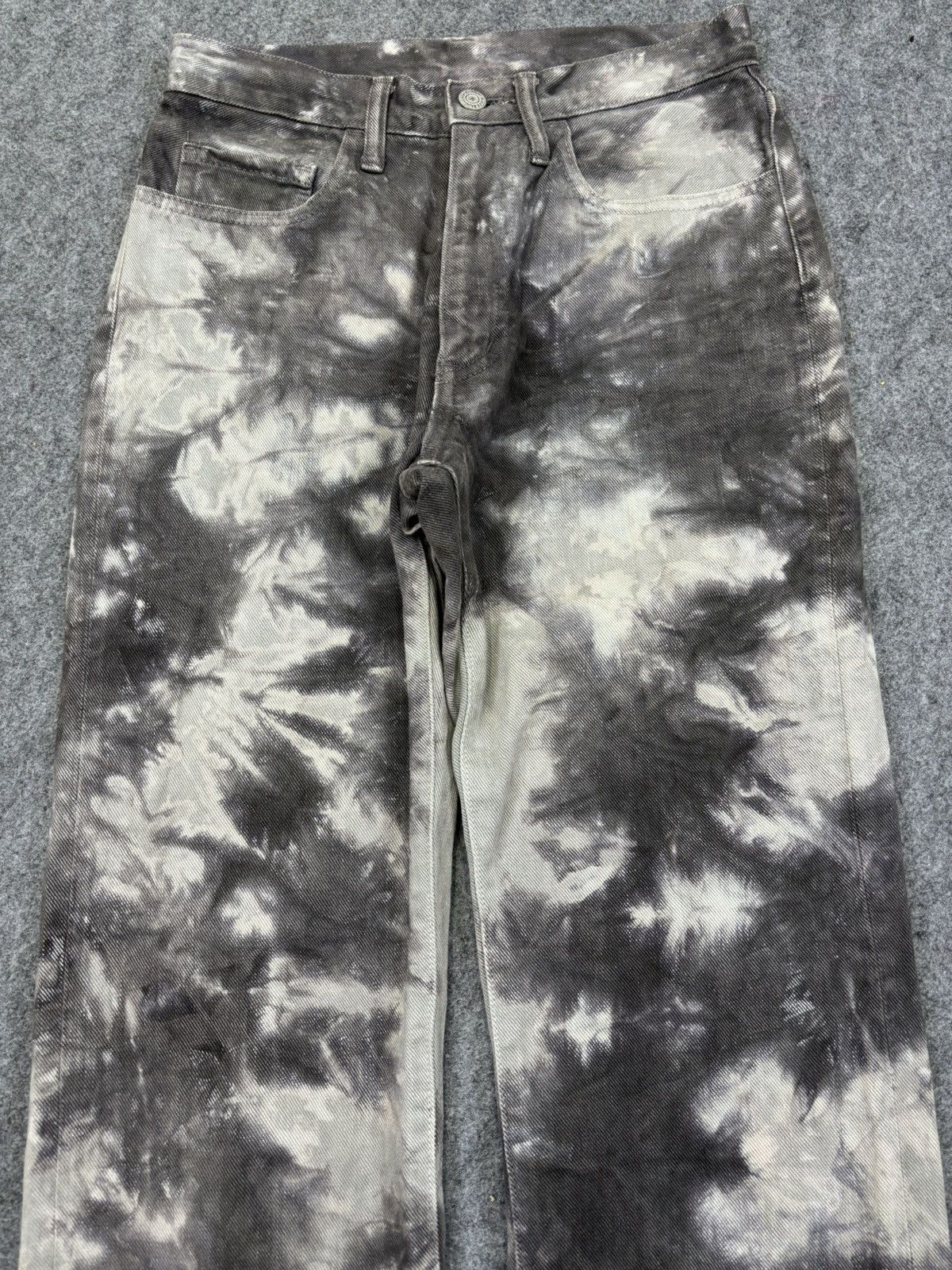 Johnbull 💥Denim Art💥Vintage Johnbull Heavy Tye Dye Denim F814 Size US 26 / EU 42 - 3 Thumbnail