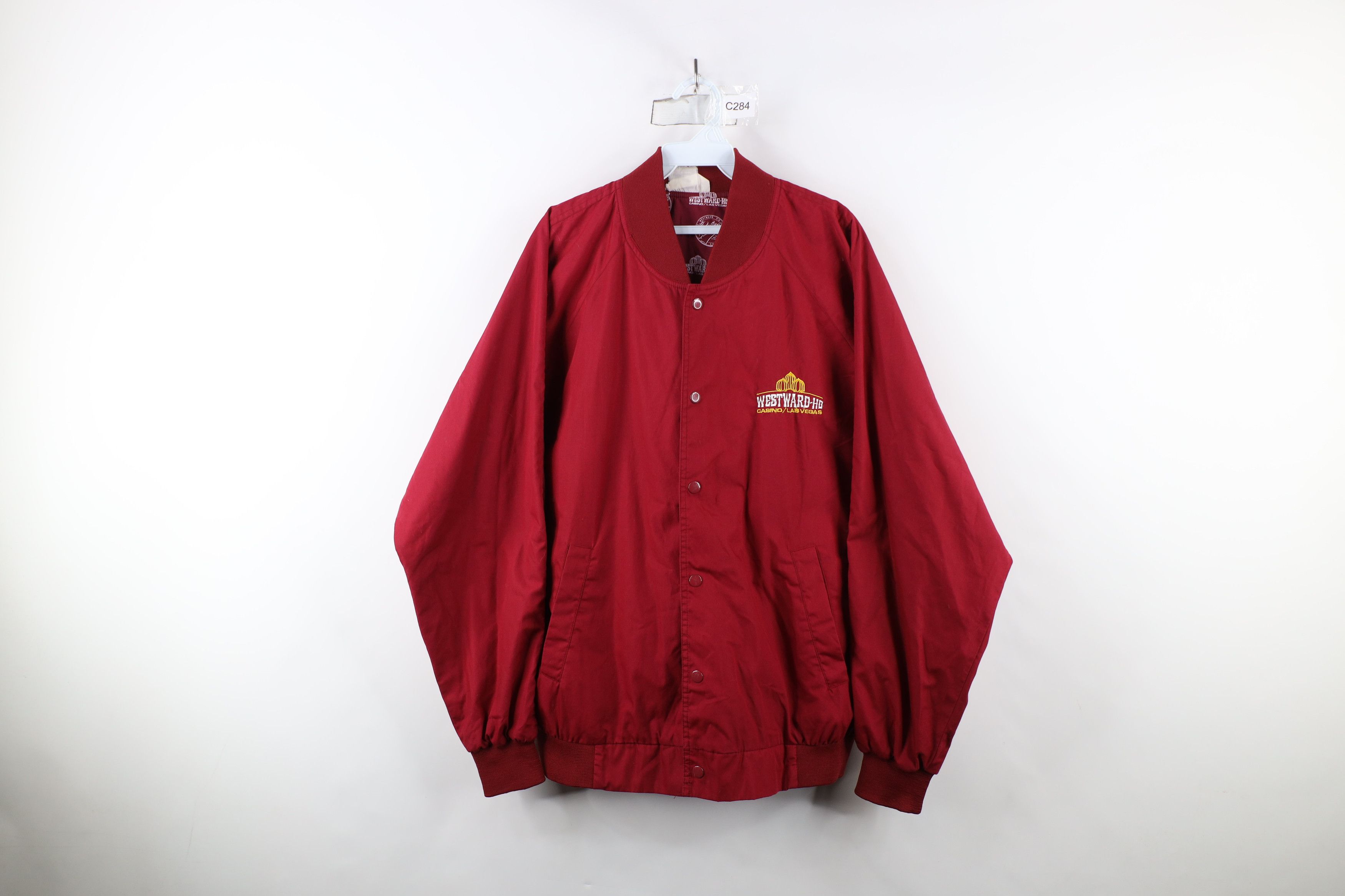 Vintage Vintage 90s Streetwear Westward Ho Casino Bomber Jacket Size US XL / EU 56 / 4 - 1 Thumbnail