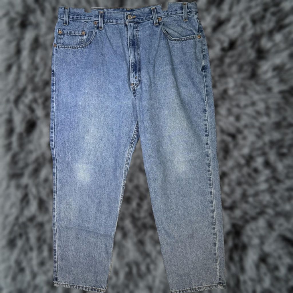 Levi's VINTAGE Levi's 550 Jeans Mens 40x30 Blue Relaxed Fit Tapered Leg Made USA 90s Denim Size US 40 / EU 56 - 1 Thumbnail