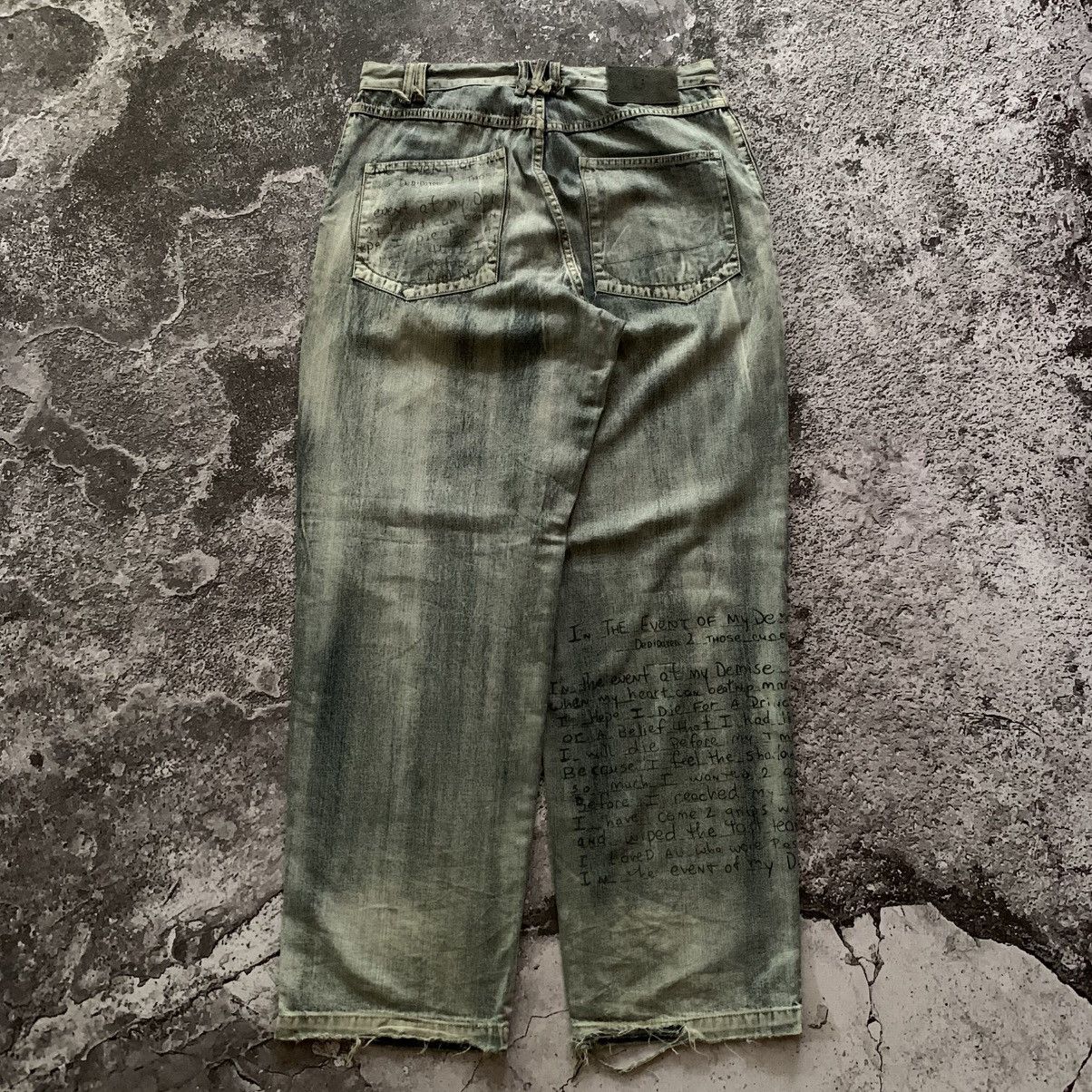 Makaveli Y2K - Makaveli Tupac Shakur Denim Baggy Pants Size US 34 / EU 50 - 3 Thumbnail