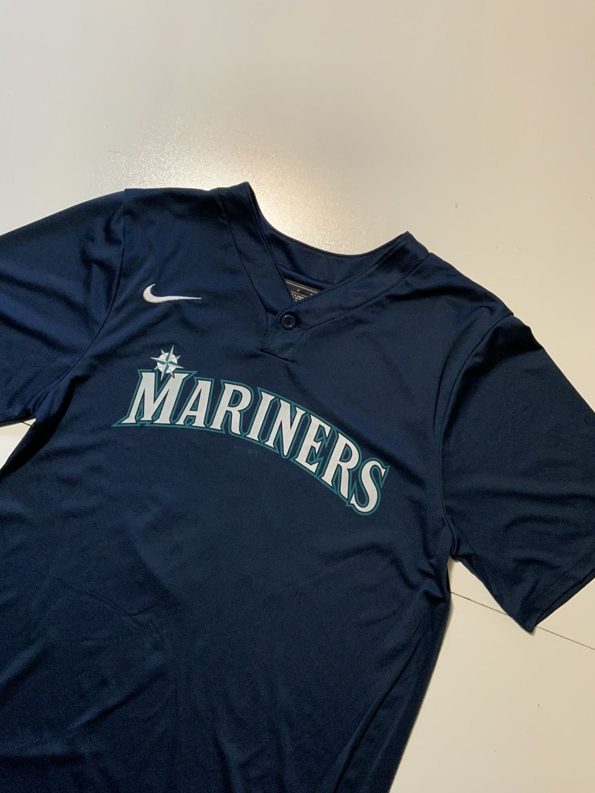 Nike Nike MLB Seattle Mariners Baseball S/S Shirt Jersey Size US S / EU 44-46 / 1 - 3 Thumbnail