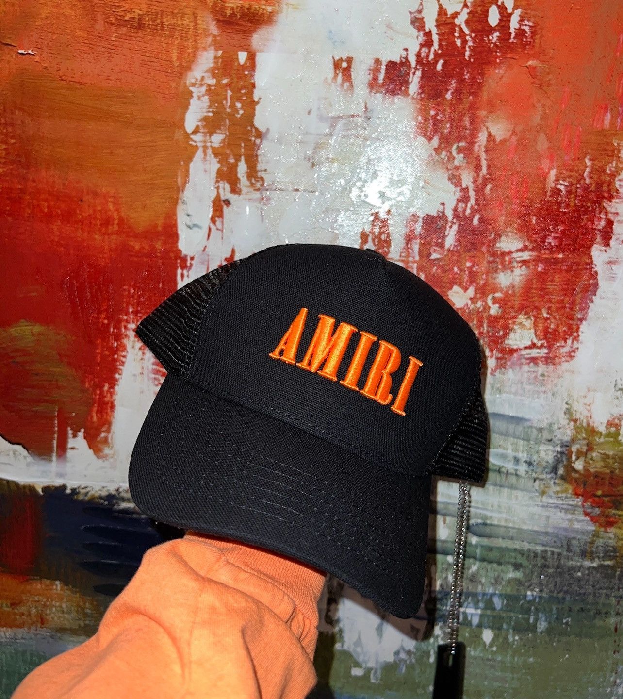 Amiri Amiri core logo trucker hat Size ONE SIZE - 1 Thumbnail