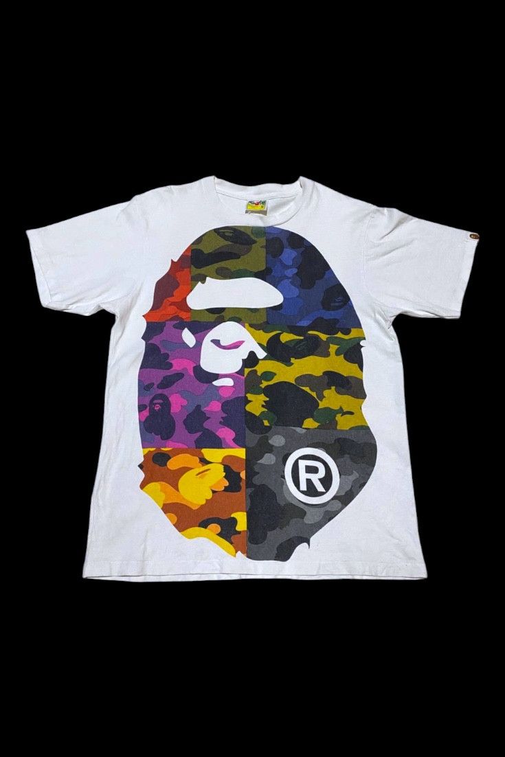 Bape Bape big face tshirt Size US M / EU 48-50 / 2 - 1 Thumbnail