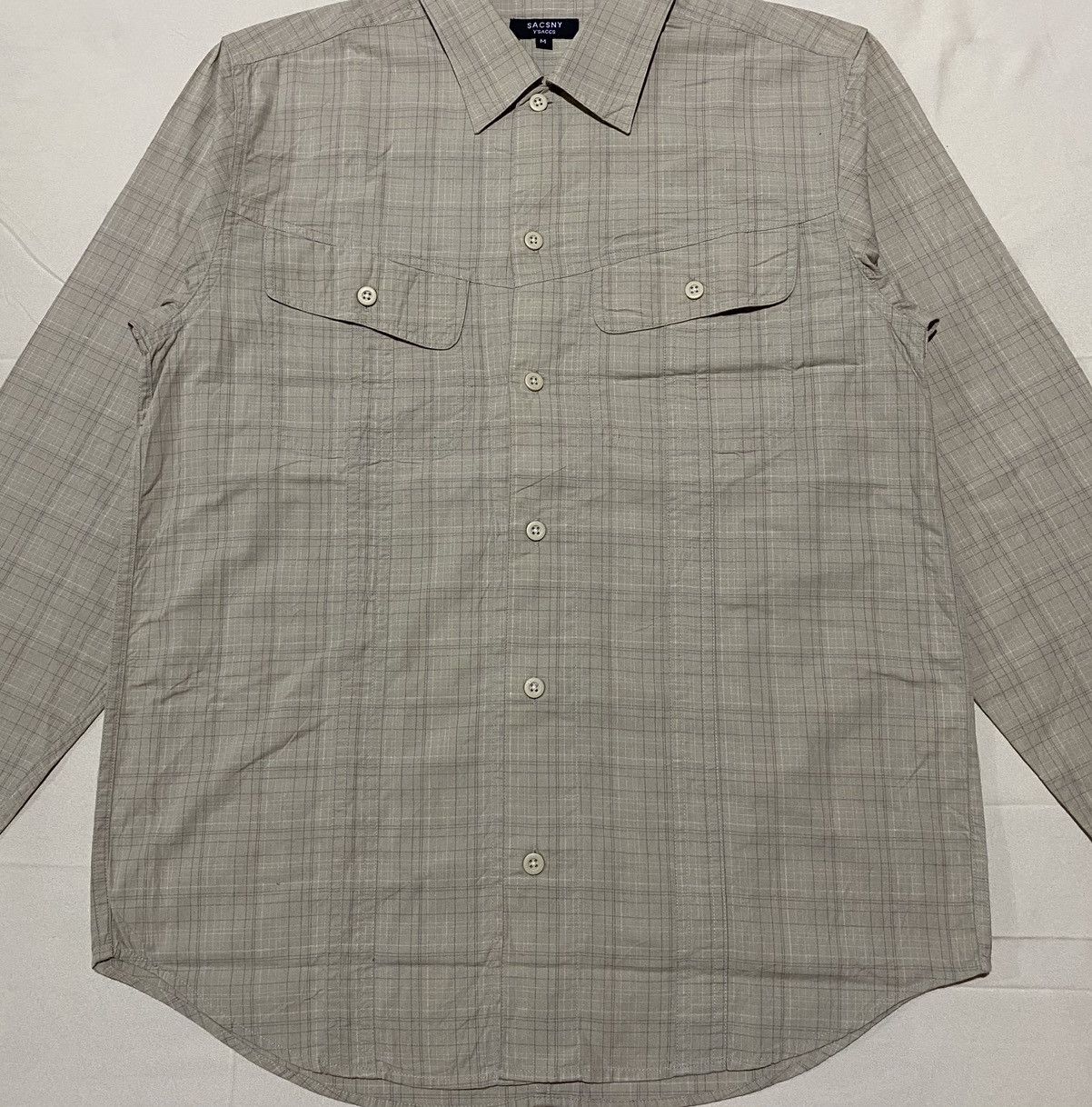 Yohji Yamamoto Sacsny Y’saccs By Y’s Yohji Yamamoto Shirt Button Ups Size US M / EU 48-50 / 2 - 2 Thumbnail