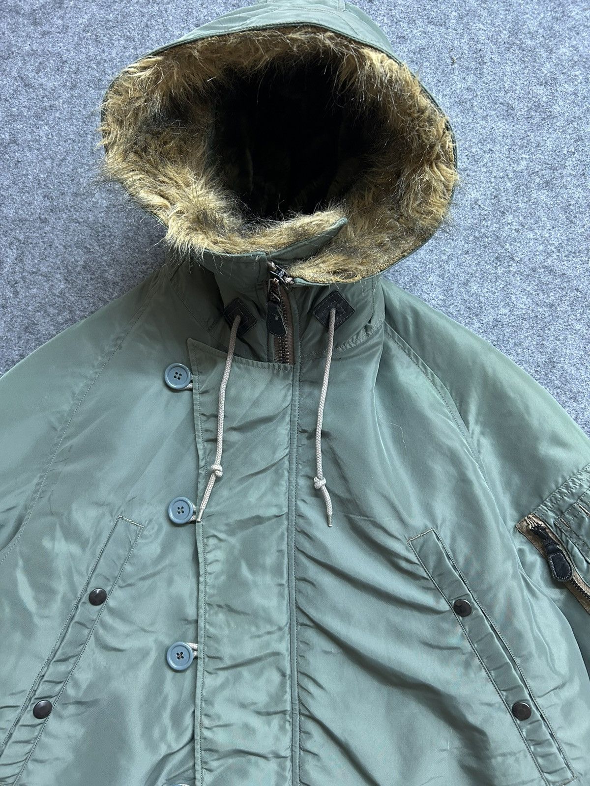 Buzz Rickson's JACKET. AIR CREW MAN'S ATTACHED HOOD TYPE N-30 Size US M / EU 48-50 / 2 - 8 Thumbnail
