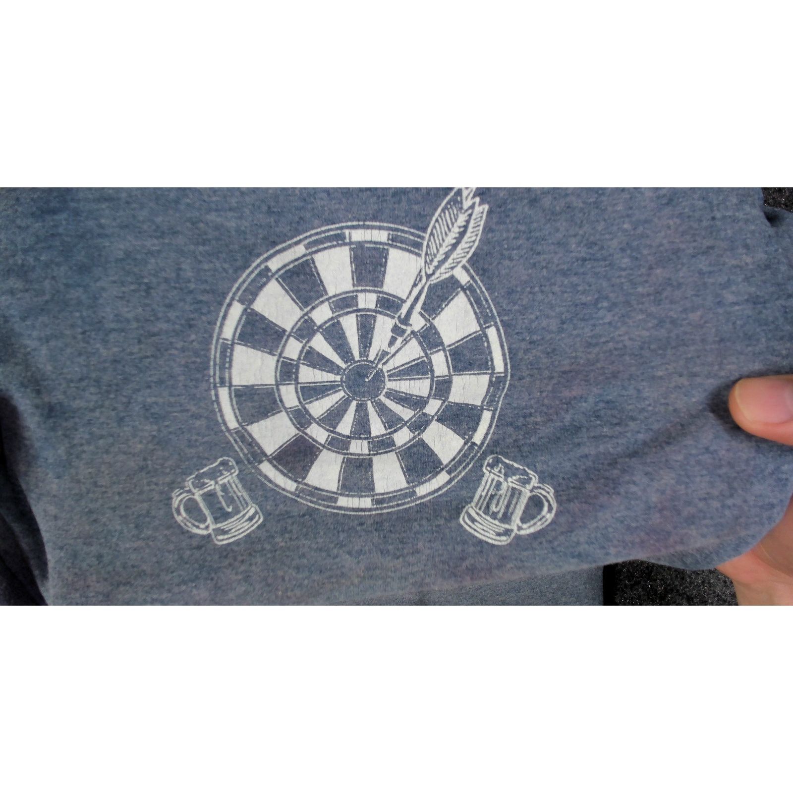 Hanes Hanes 80s Blue Bar Single Stitch Tie-Dye Darts Tee Slim M Size US M / EU 48-50 / 2 - 8 Thumbnail