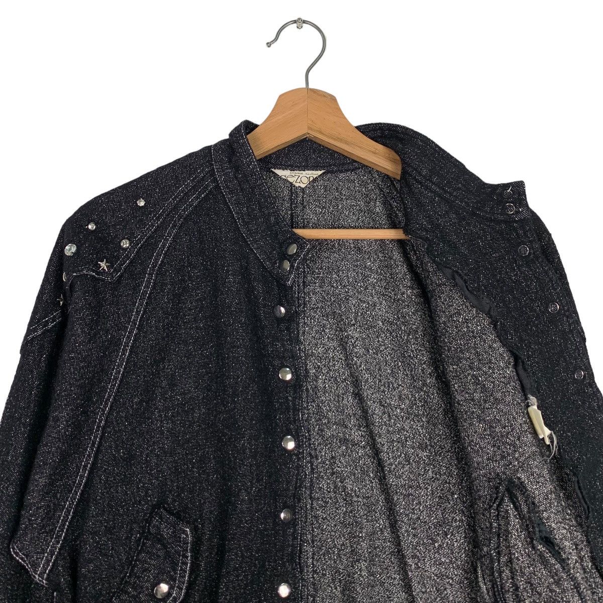 Japanese Brand SEZON Studded Riot Cropped Jacket #0632-C29 Size US S / EU 44-46 / 1 - 10 Thumbnail