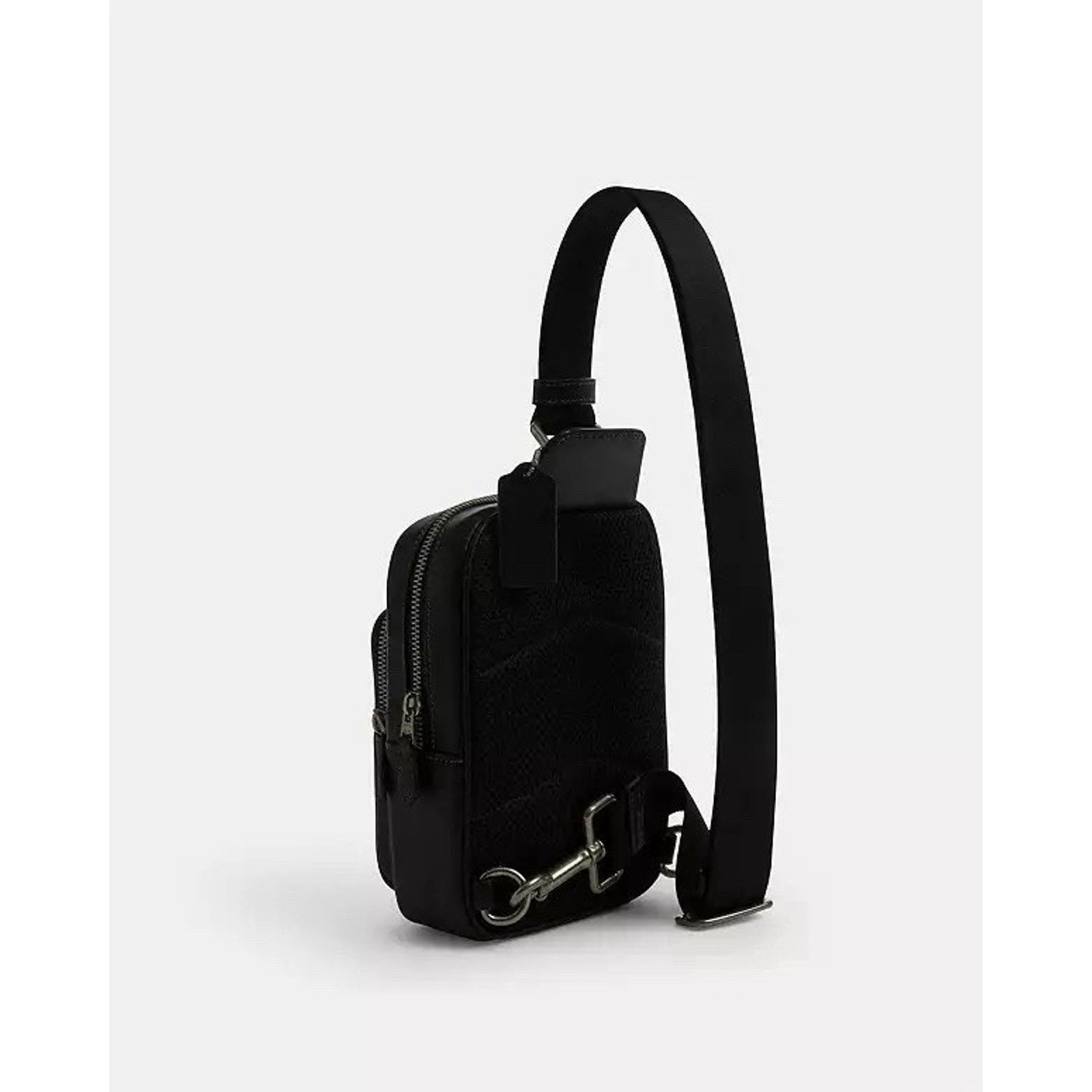 Coach NWT COACH Men's Racer Sling Pack Varsity Motif CAT80 Walnut Size ONE SIZE - 8 Thumbnail