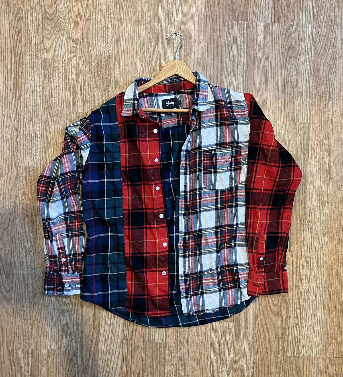 Stussy Multi plaid stussy flannel Size US M / EU 48-50 / 2 - 3 Thumbnail