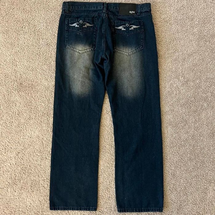 Other ROK Y2K Vintage Baggy Tribal Jeans | Grailed