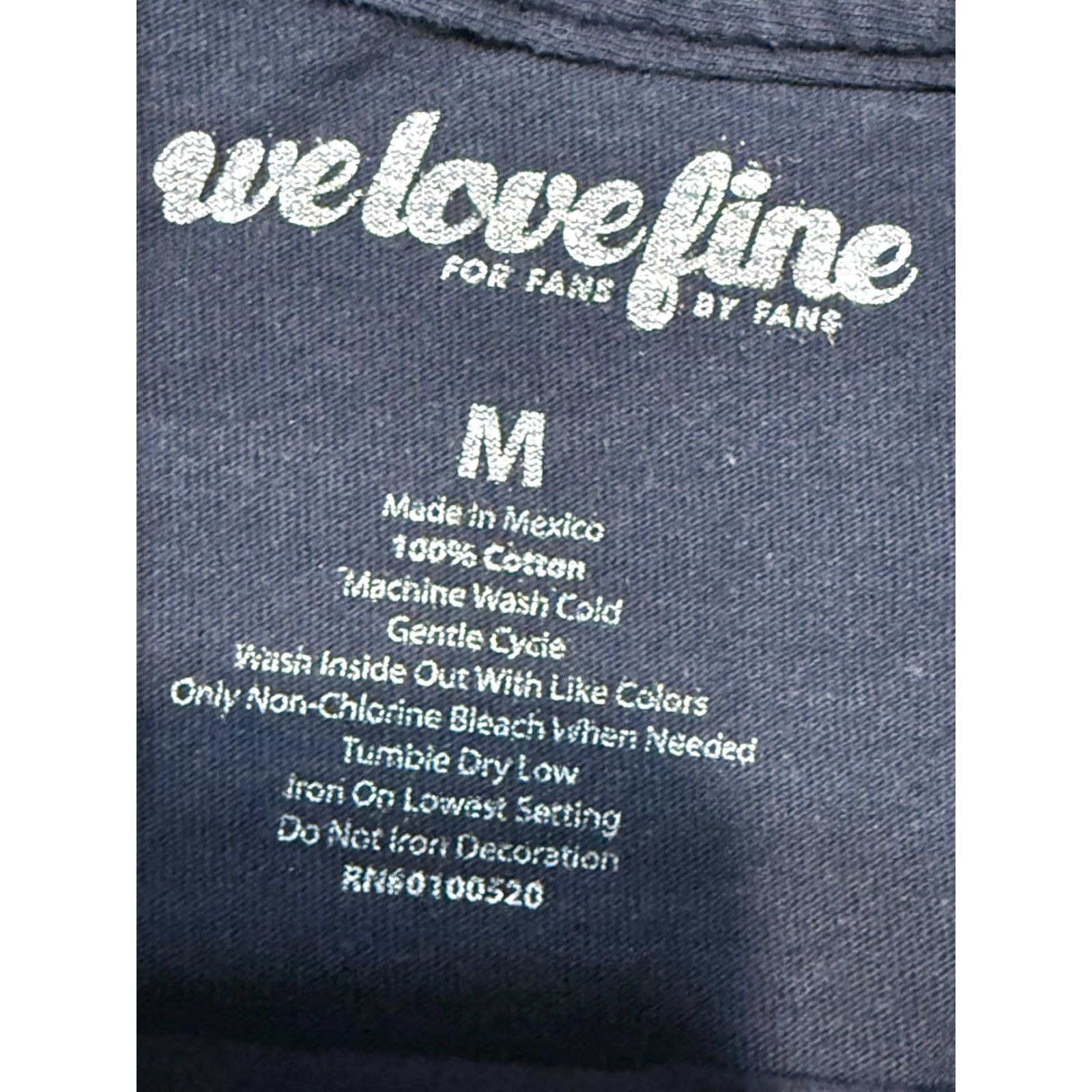 NASA We Love Fine Shirt Men’s Medium Navy Blue NASA Astronaut Graphic Print Size US M / EU 48-50 / 2 - 5 Thumbnail