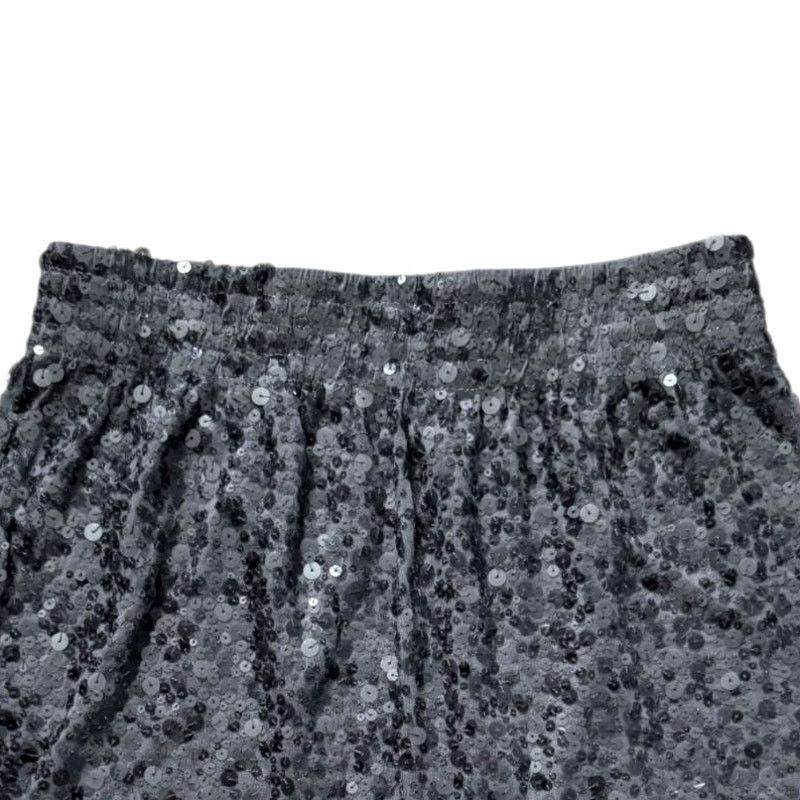 NBDN Nobrandedon Garnet Hill Grey Sequin Skirt | Size S Size 27" / US 4 / IT 40 - 3 Thumbnail