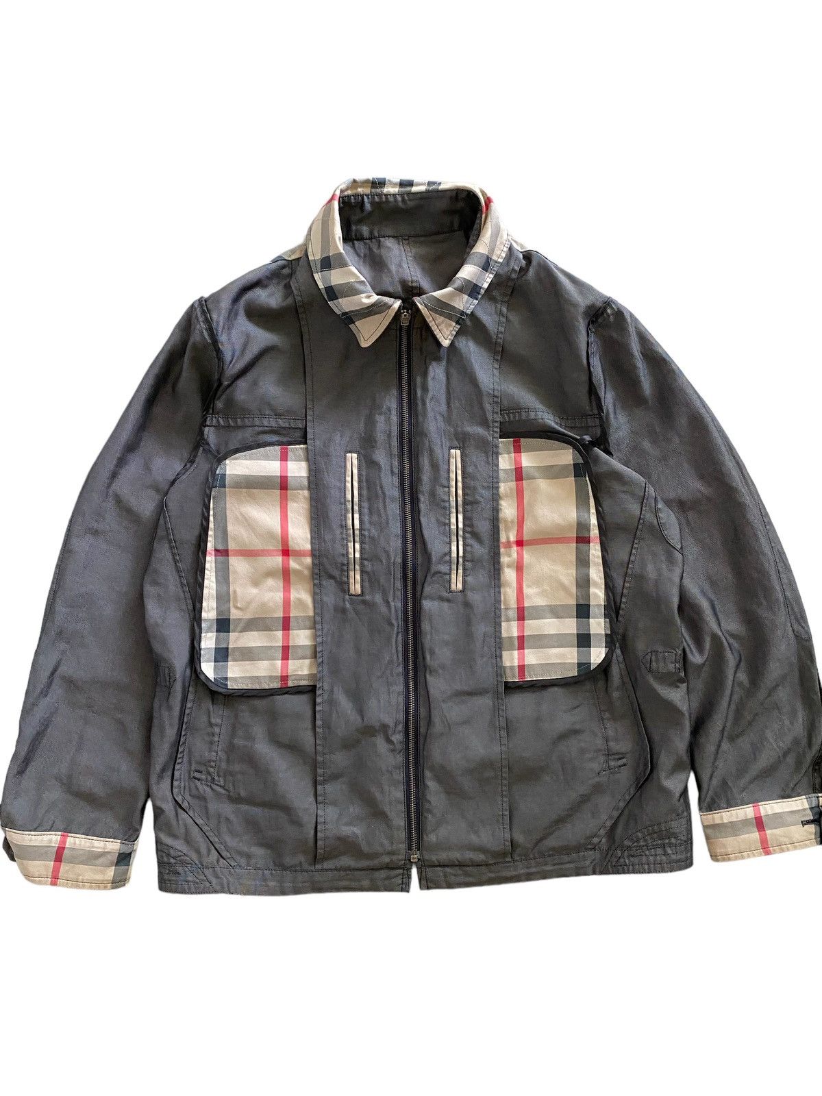 Burberry vintage BURBERRY LONDON JACKET BOMBER nice design Size US L / EU 52-54 / 3 - 3 Thumbnail