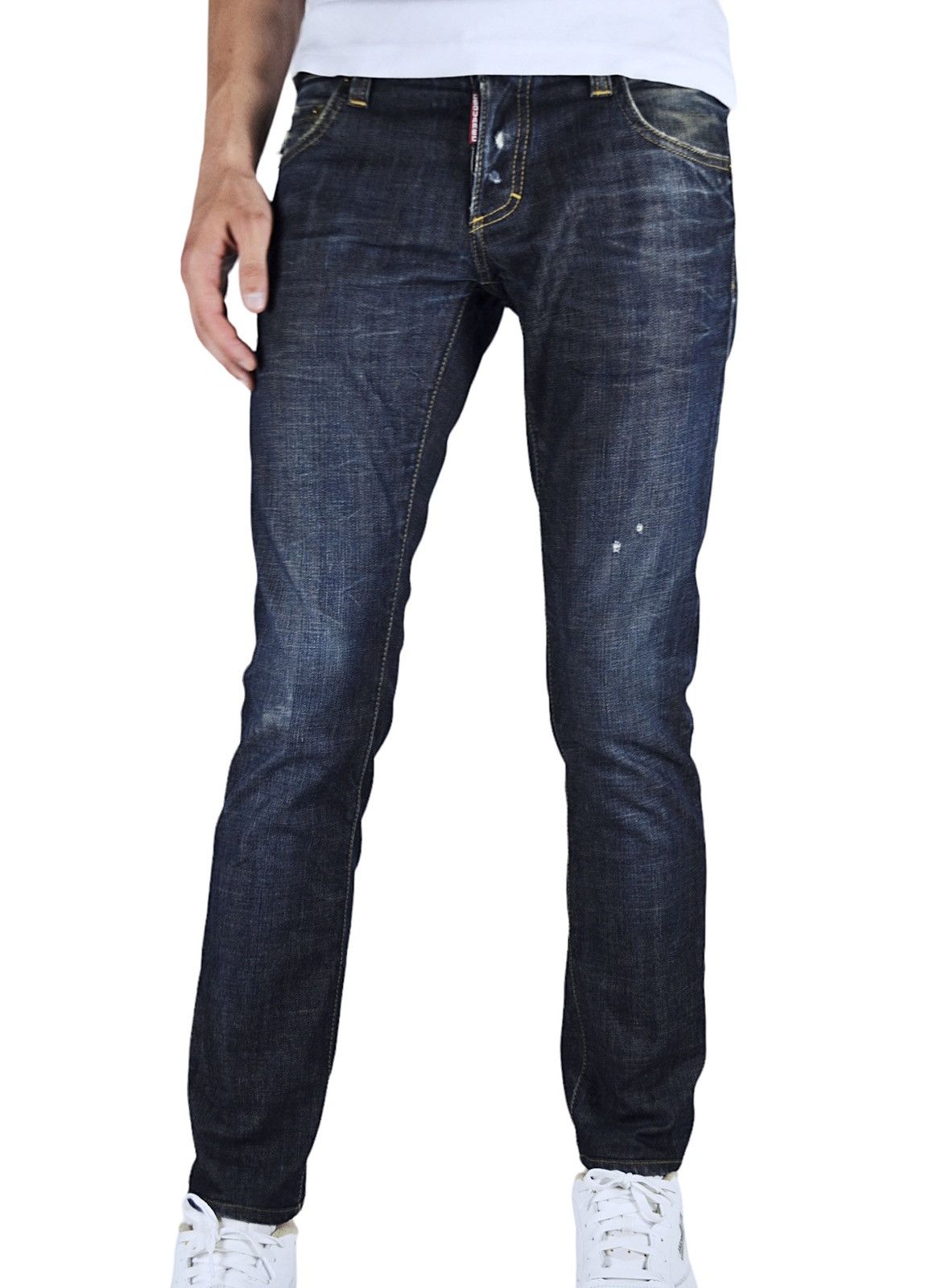 Dsquared2 Dsquared2 Distressed Slim Fit Indigo Jeans Denim Pants Size US 30 / EU 46 - 3 Thumbnail