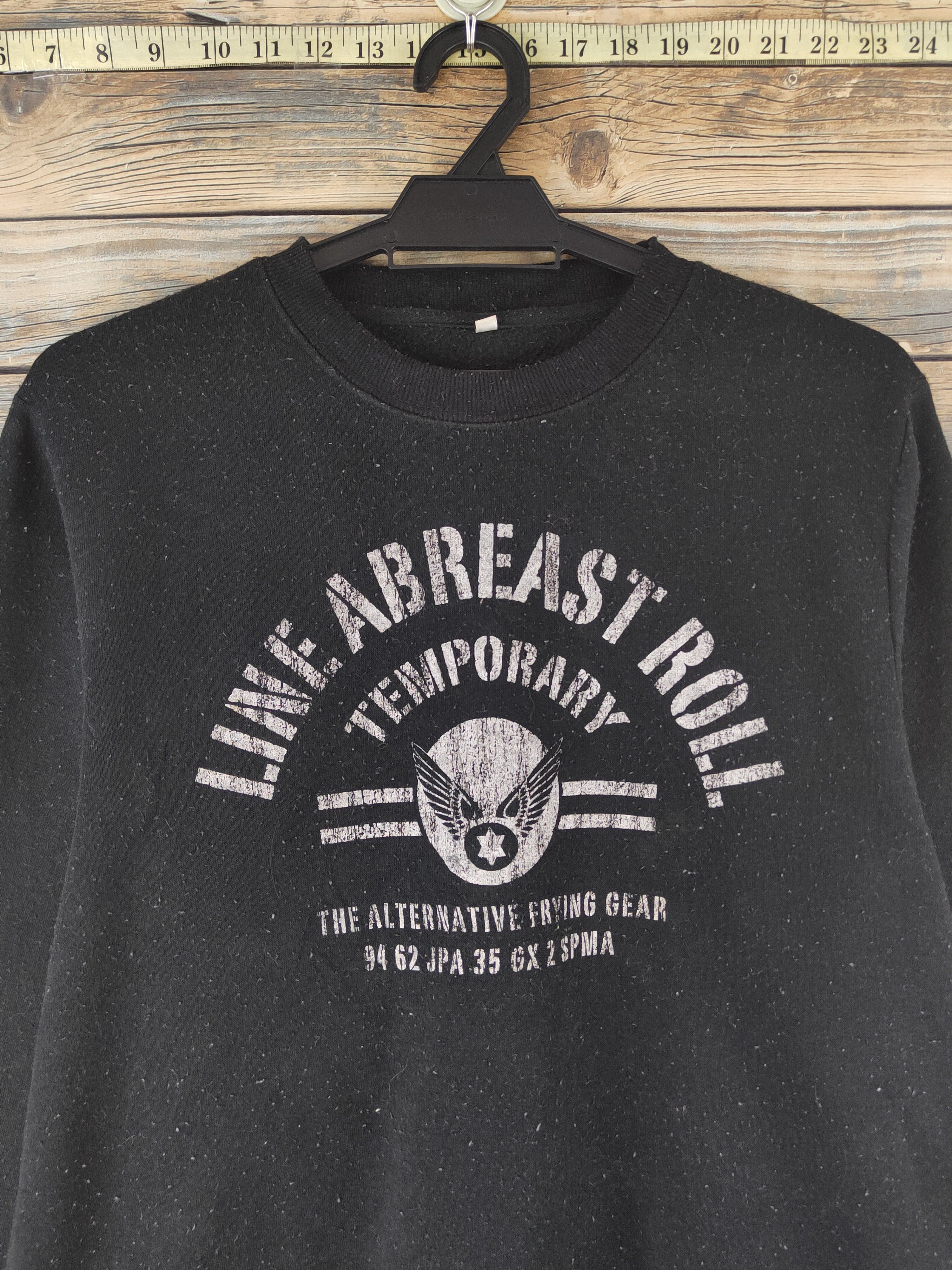 Japanese Brand Vintage Japanese Brand Black Sweatshirts Size US M / EU 48-50 / 2 - 2 Thumbnail