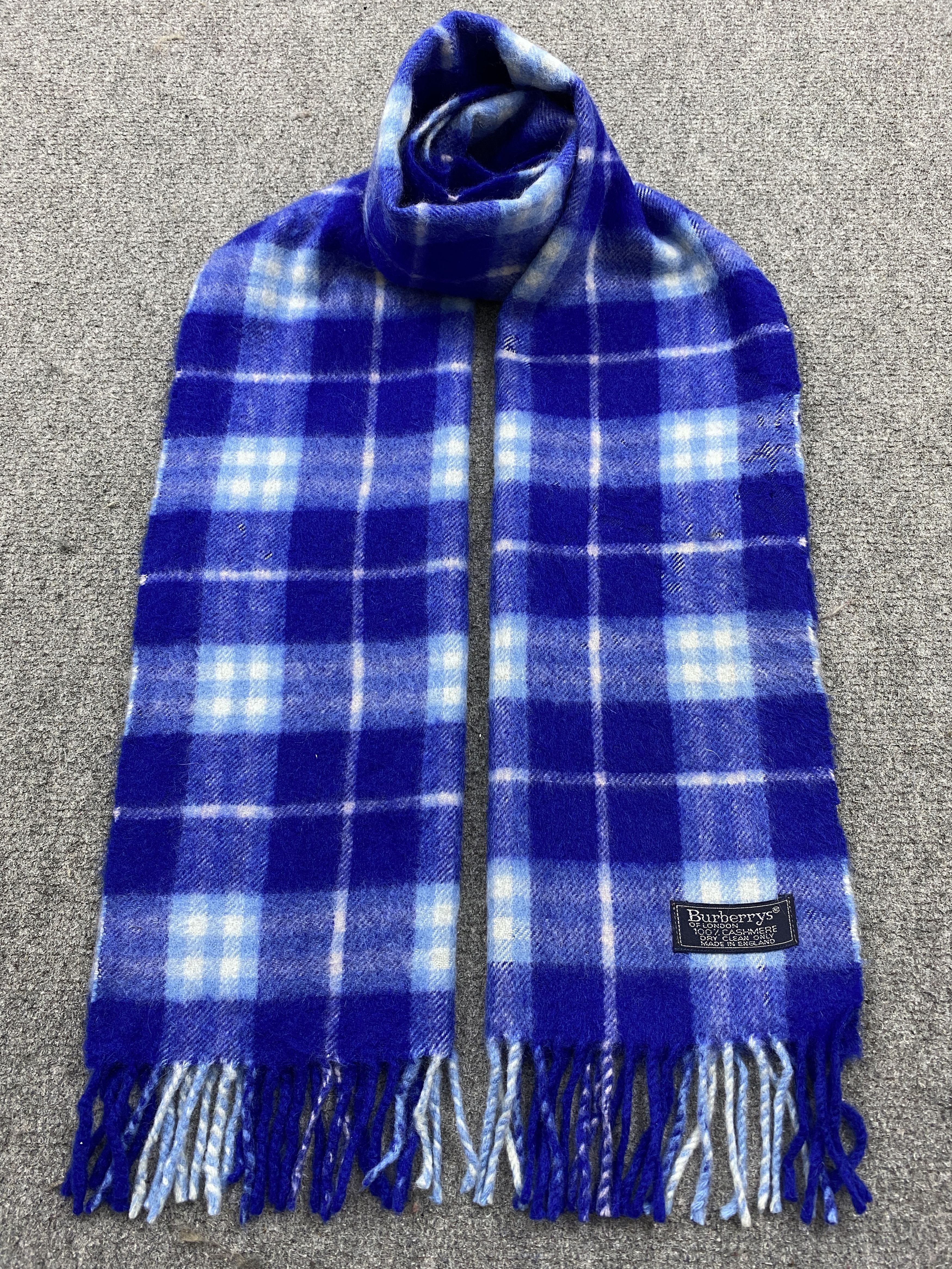 Burberry Burberry Cashmere Scarf / Muffler / Neckwear SC0176 Size ONE SIZE - 1 Thumbnail