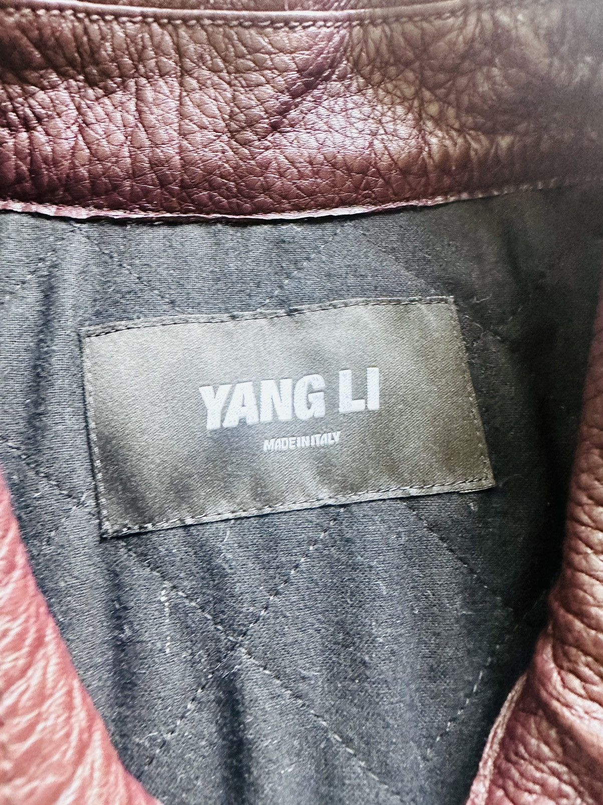 Yang Li Yang li heavy grain leather shirt jacket A/W 2013/14 Size US M / EU 48-50 / 2 - 12 Thumbnail