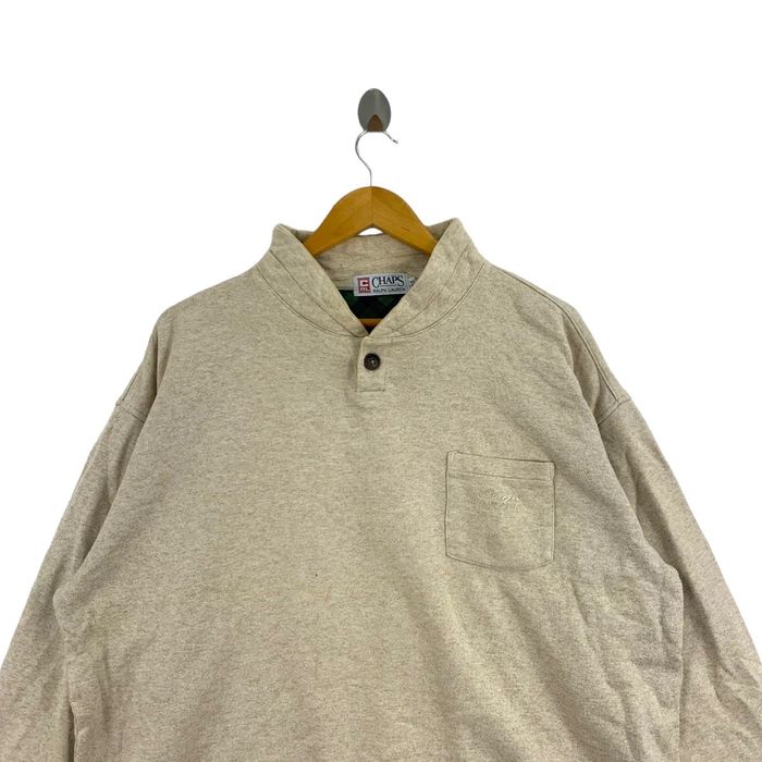 90'S Ralph Lauren CHAPS Stars and Stripes Logo Sweatshirt Trainer Men's XXL Vintage cotton gray type Vintage Second Hand main image 1