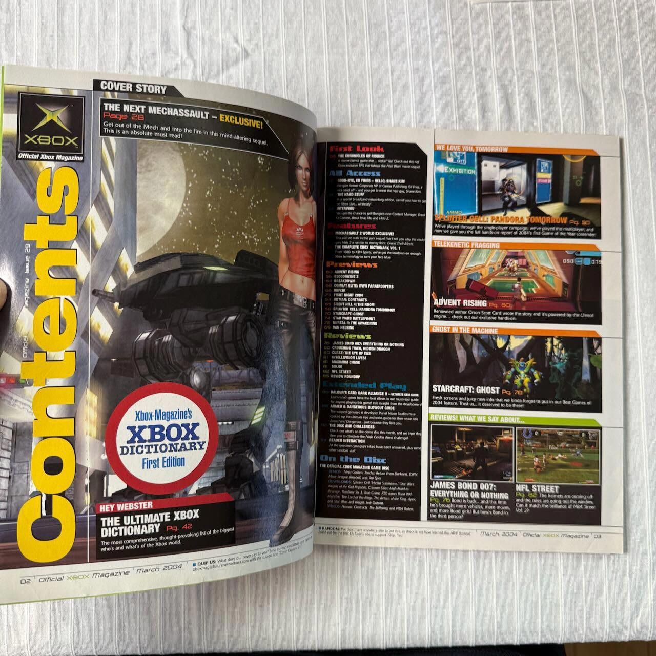 Other VTG Xbox Magazine #29 MAR 2004 MechAssault 2 Exclusive RARE Size ONE SIZE - 9 Thumbnail