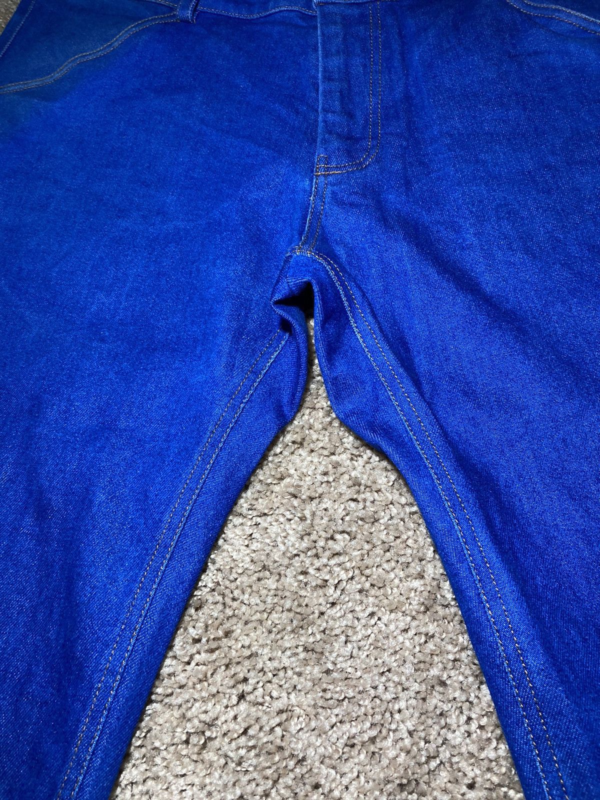 Kanye West SS20 Mowalola Denim Jeans Killer 2020 Kanye Gap Wet Large 32 Size US 32 / EU 48 - 4 Thumbnail