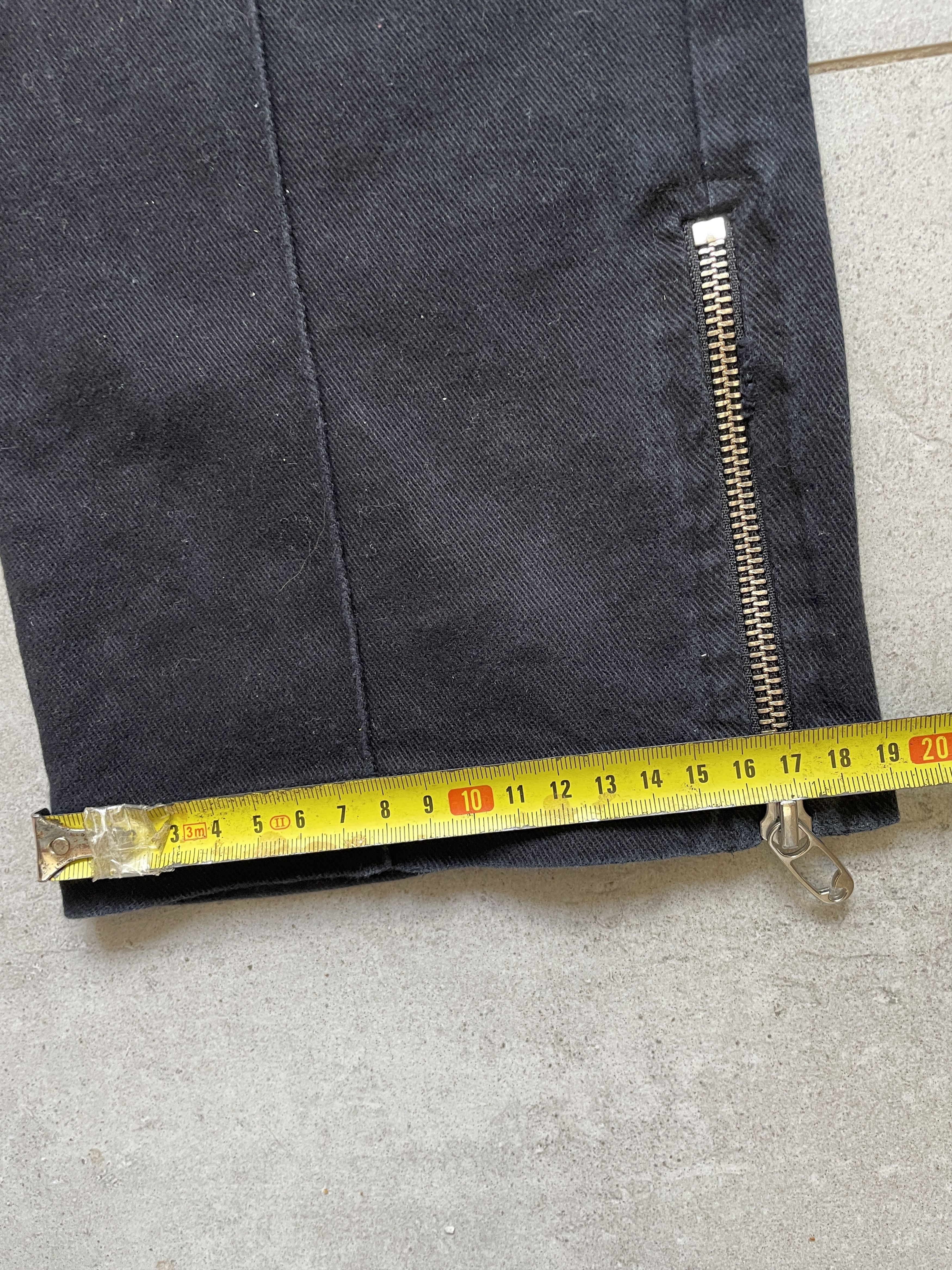 Peso PESO WASHED BLACK ZIPPER FLARED PANTS Size US 36 / EU 52 - 12 Thumbnail
