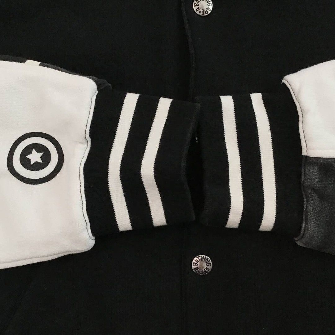 Bape 💫Glow in the dark BAPE City camo shark hoodie varsity jacket Size US S / EU 44-46 / 1 - 7 Thumbnail