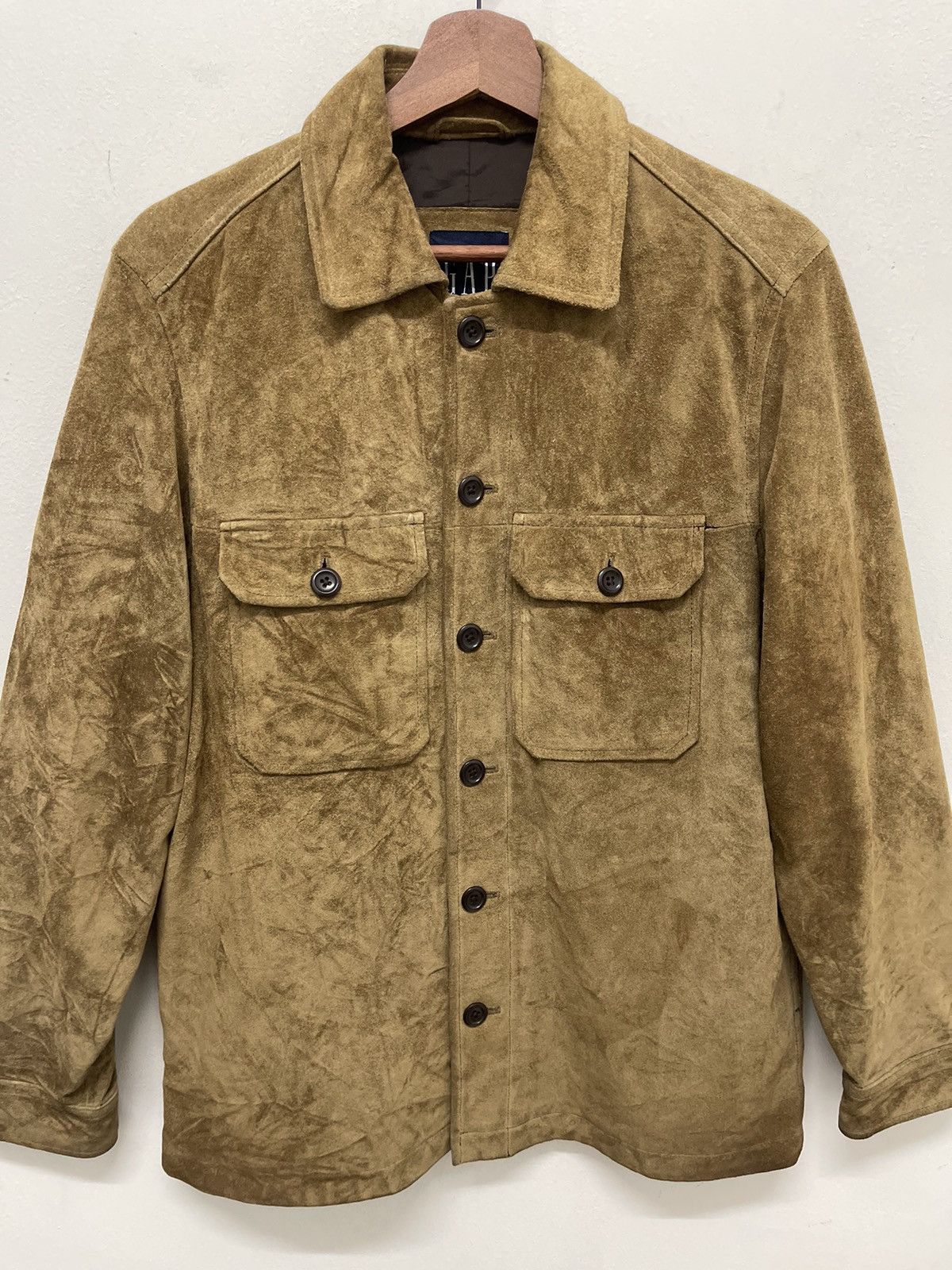 Gap VINTAGE GAP SUEDE LEATHER JACKET Size US M / EU 48-50 / 2 - 4 Thumbnail