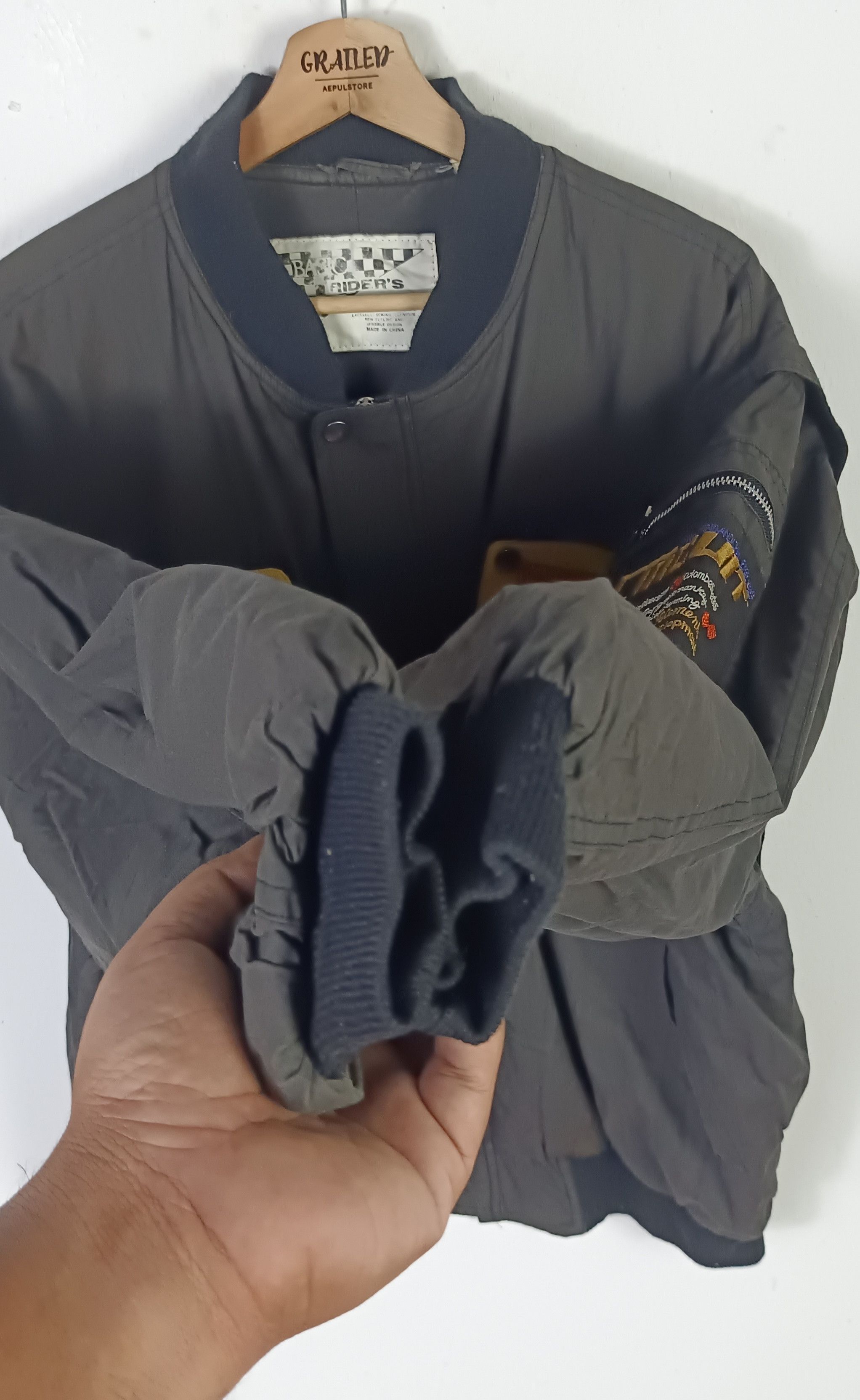 Japanese Brand × Sports Specialties Vintage 🔥 Basic Rider's Bomber Jacket Formula Circuit Size US XL / EU 56 / 4 - 9 Thumbnail