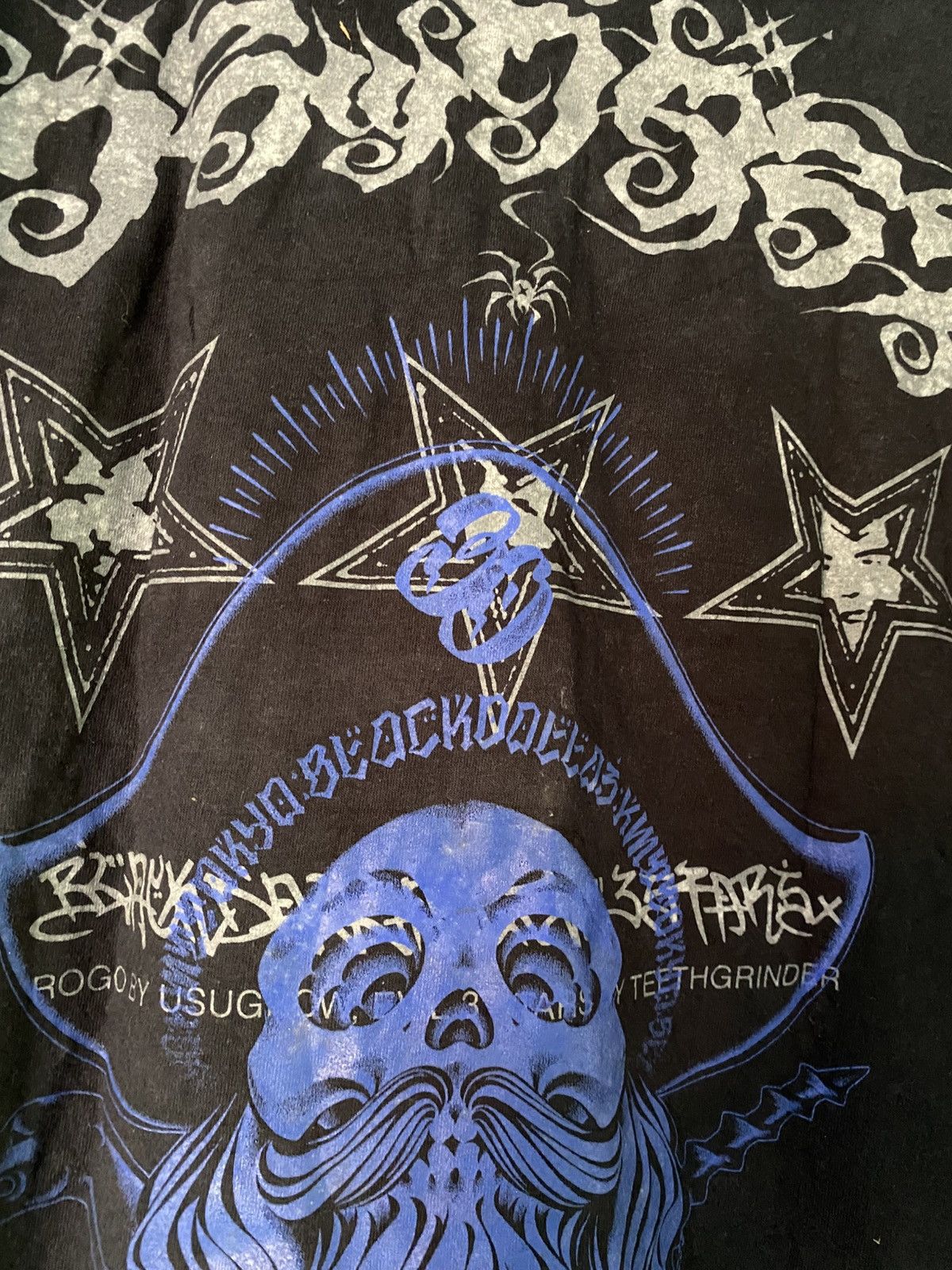 Japanese Brand 2000s black dallas streetwear goth style tee Size US L / EU 52-54 / 3 - 5 Thumbnail