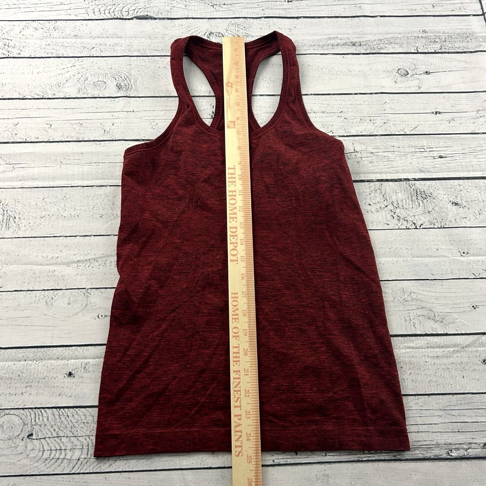 Lululemon Lululemon Metal Vent Sleeveless Racerback Athletic Tank Top Shirt Women's 6 Red Size M / US 6-8 / IT 42-44 - 2 Thumbnail