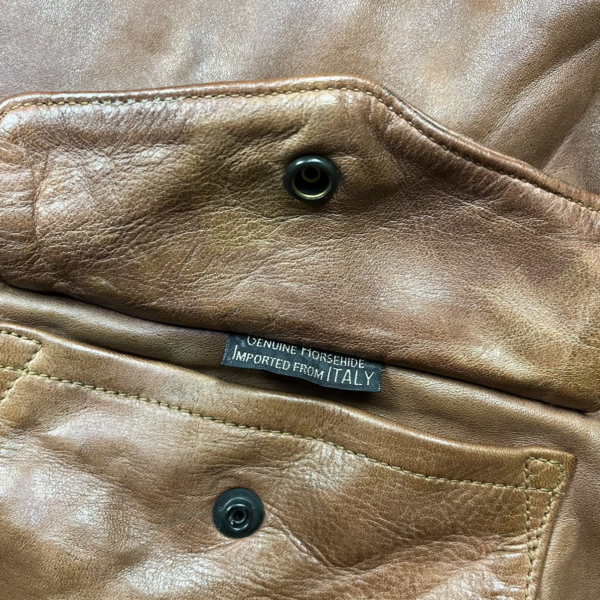 Buzz Rickson's × The Real McCoy's × Toyo Enterprises Hand Aniline Wax Finished Type A-2 horsehide leather jacket Size US M / EU 48-50 / 2 - 11 Thumbnail