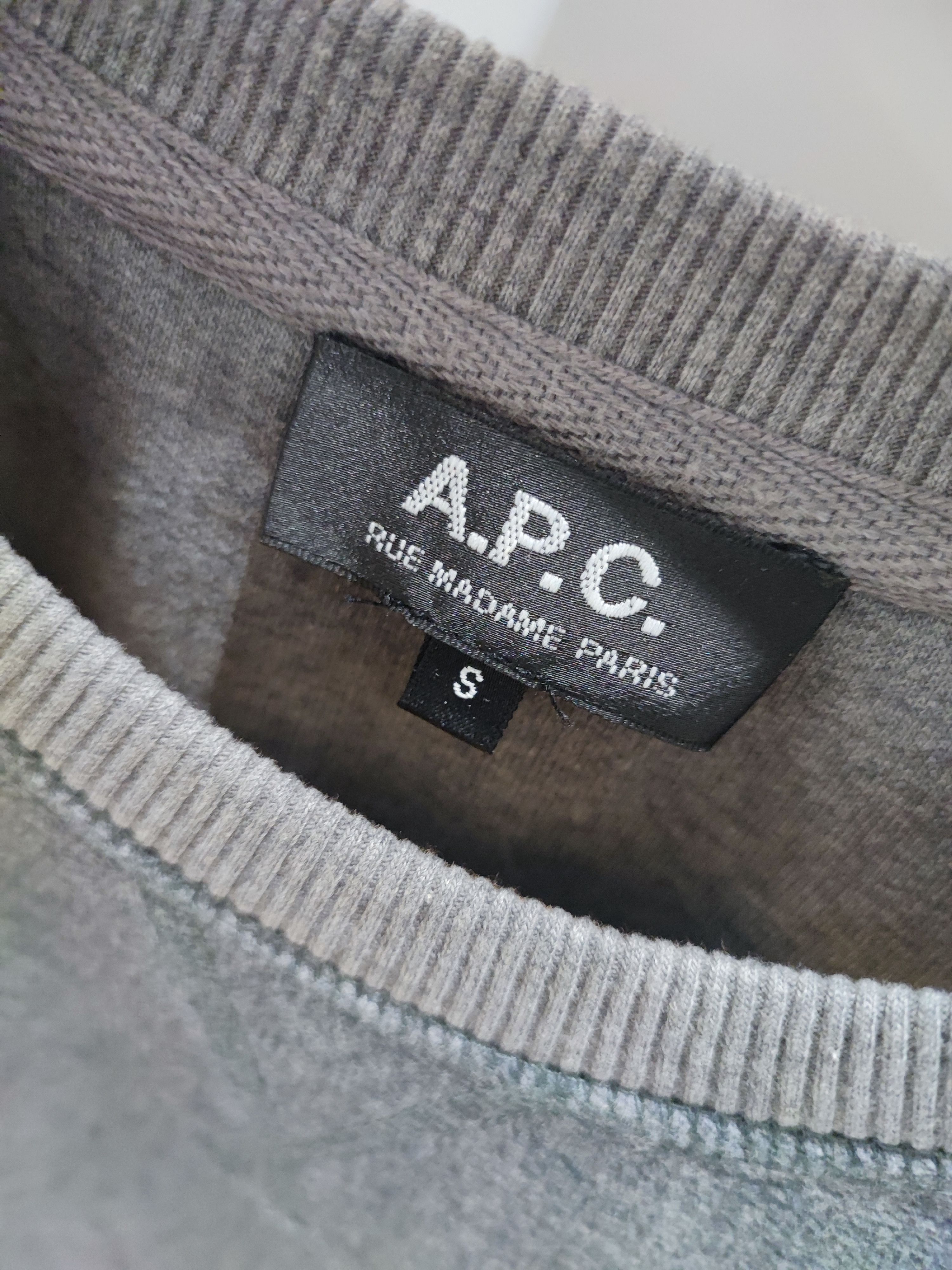 A.P.C. A. P. C. heather grey knit Size US S / EU 44-46 / 1 - 3 Thumbnail