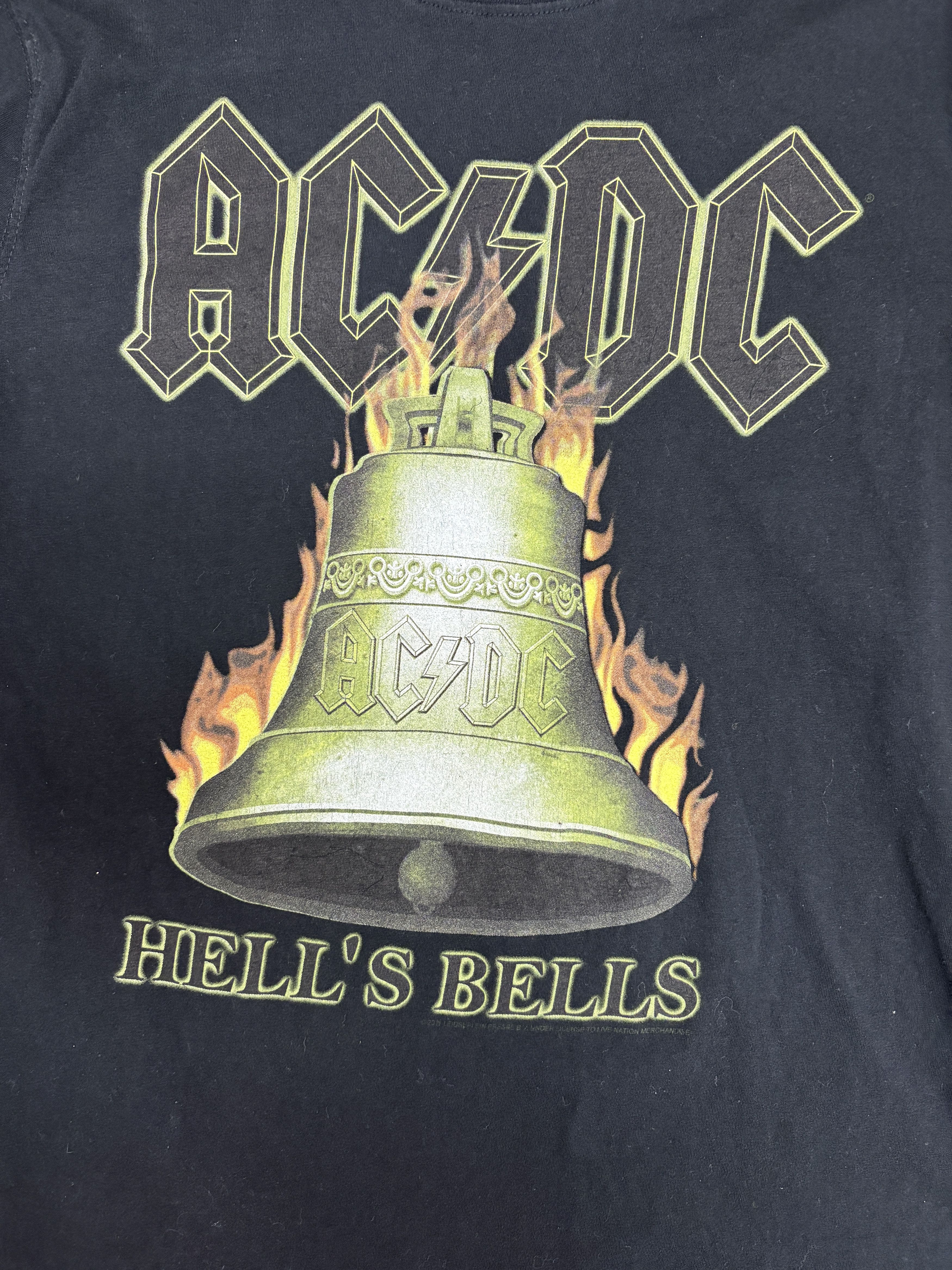 Vintage AC/DC Hell's Bells Vintage Black T-Shirt Tee Size US L / EU 52-54 / 3 - 2 Thumbnail