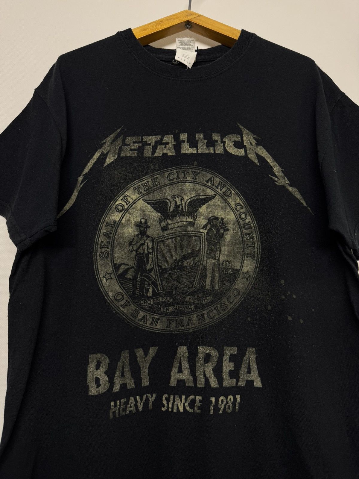 Gildan Vintage Y2K Metallica Skulls Dead Face Band Rock Size US M / EU 48-50 / 2 - 2 Thumbnail
