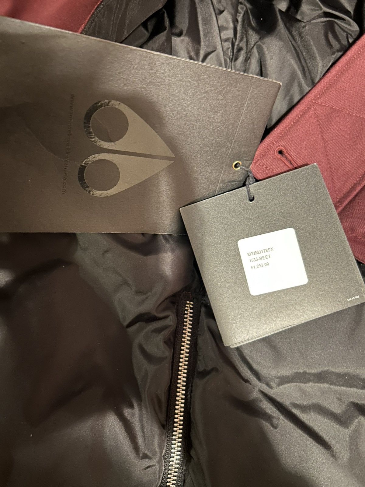 Moose Knuckles Moose Knuckle Burgundy Jacket Size US S / EU 44-46 / 1 - 6 Thumbnail