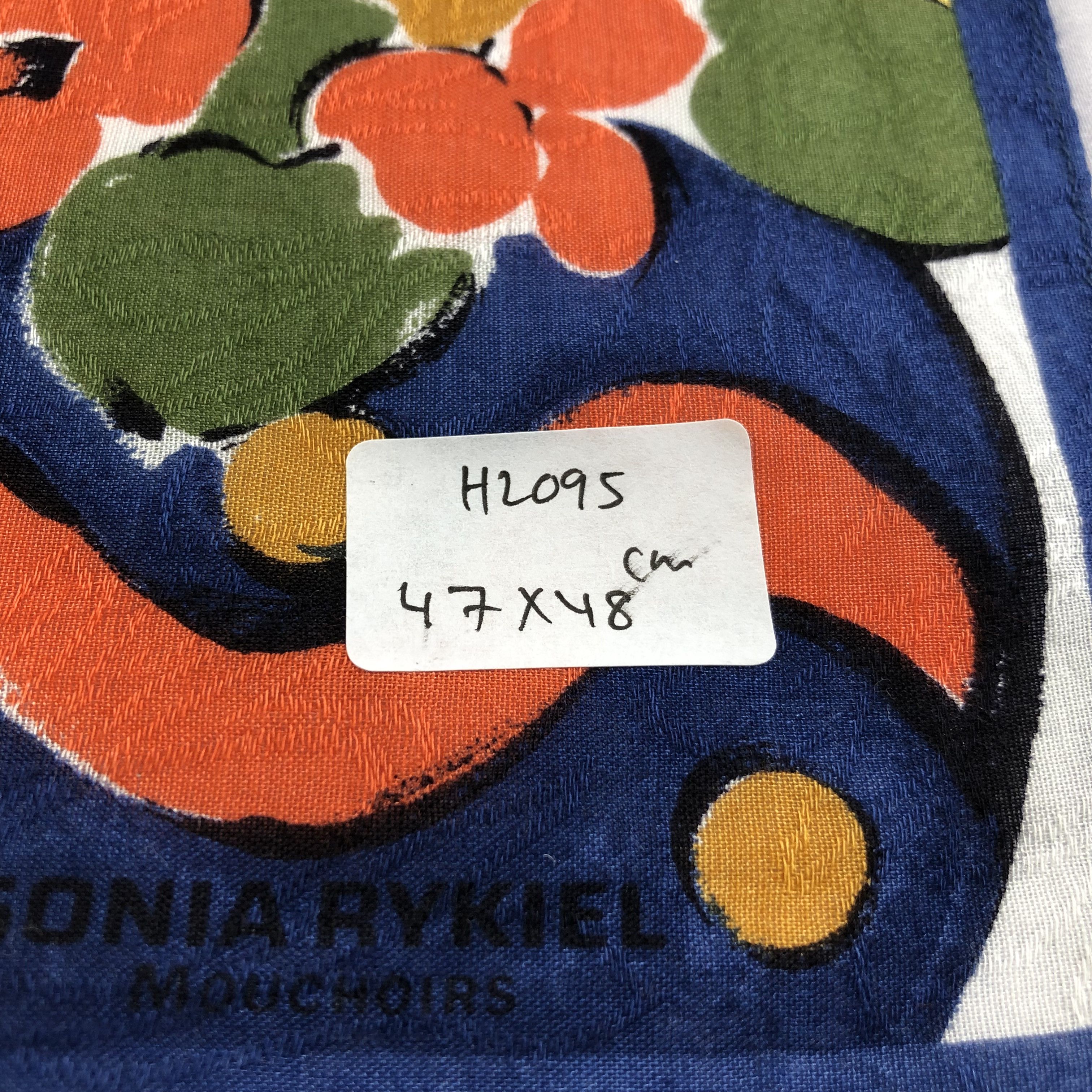 Sonia Rykiel × Vintage Sonia Rykiel Handkerchief Neckerchief Bandana H2095 Size ONE SIZE - 5 Thumbnail