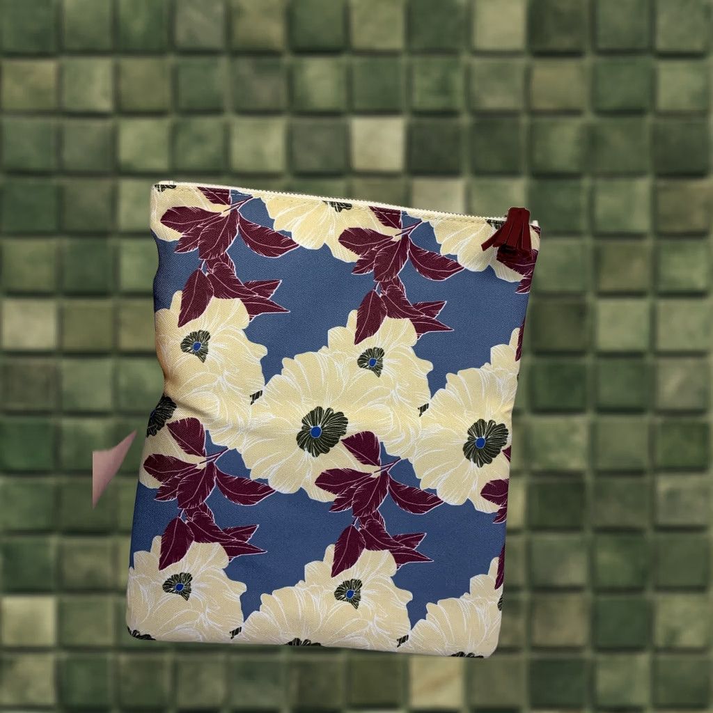 Rachel Pally Rachel Pally Flaral Canvas Faux Leather Fold Clutch Bag-6293 Multicolor Floral Small Women Pouch Zip Clutch Womens Size ONE SIZE - 1 Thumbnail
