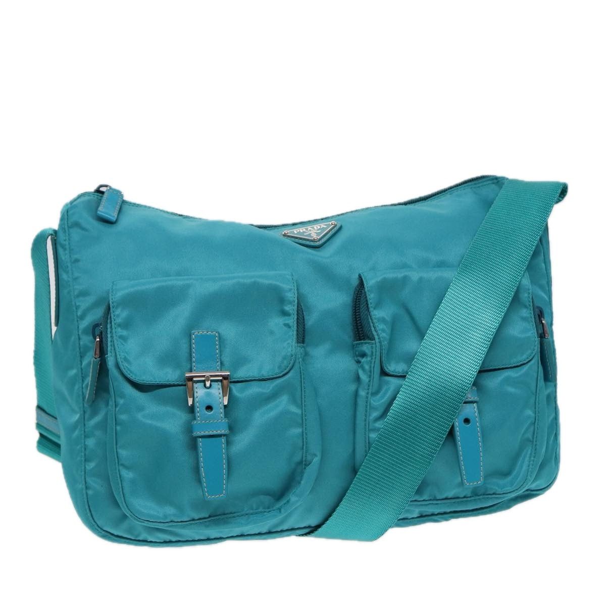 Prada PRADA Shoulder Bag Nylon Turquoise Blue Size ONE SIZE - 1 Thumbnail