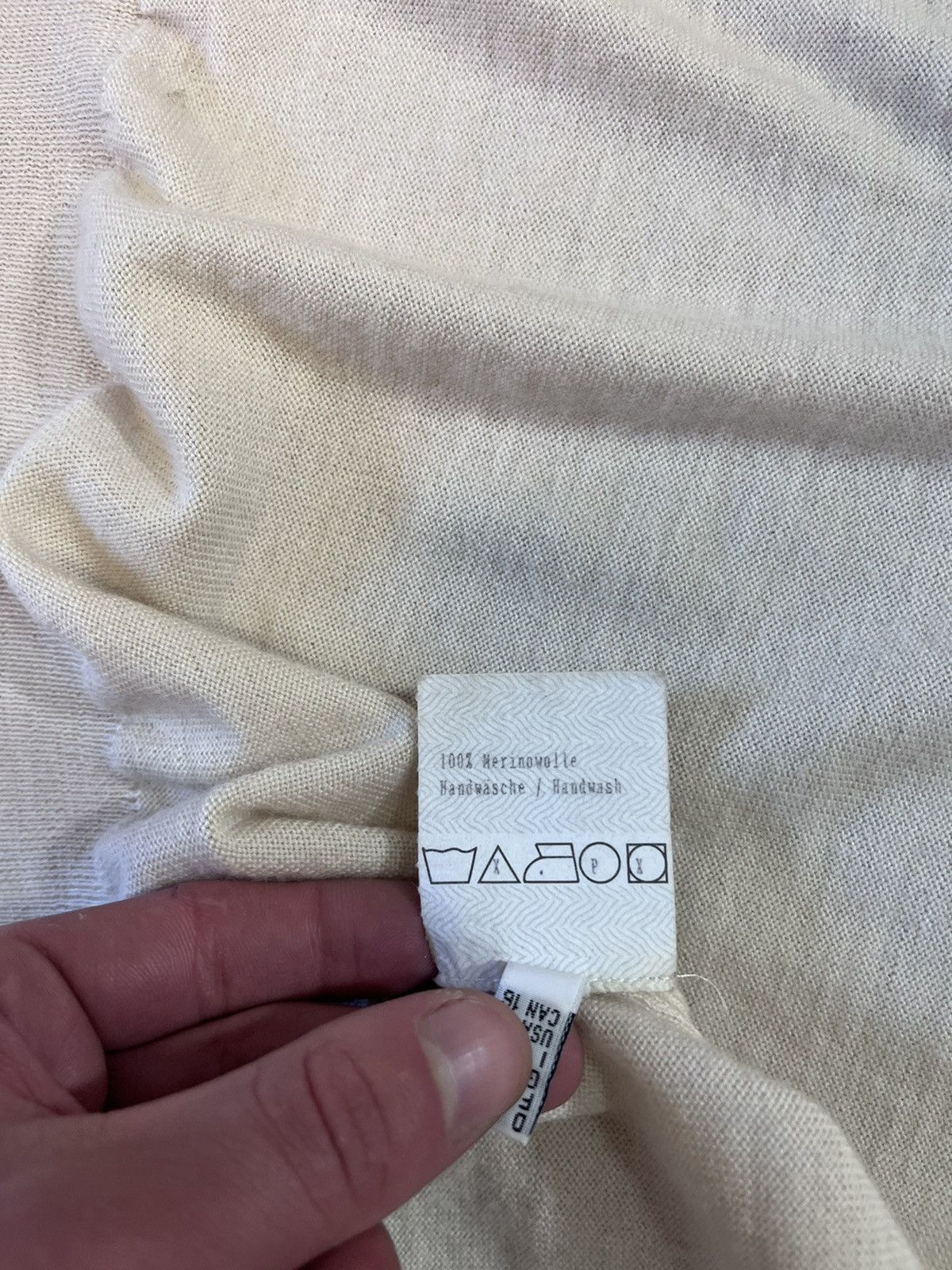 Burberry Burberrys Women Cardigan Beige Wool Vintage Gold Button Logo Size XL / US 12-14 / IT 48-50 - 10 Thumbnail
