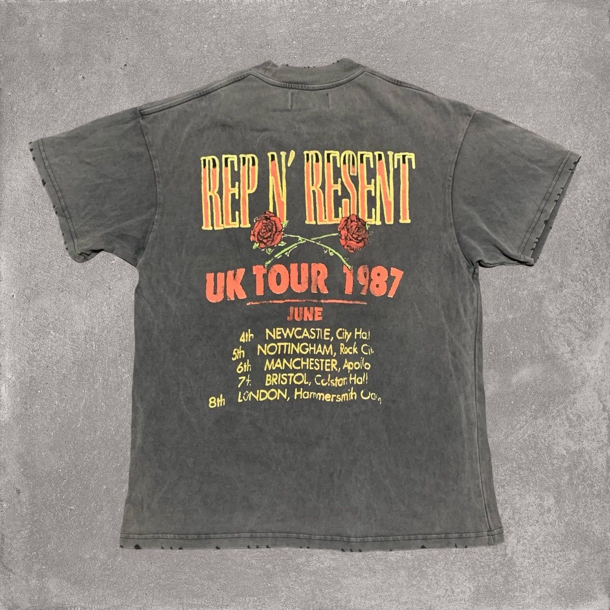 Represent Clo. Represent XS Rep N Resent Vintage Grey Tee Size US XS / EU 42 / 0 - 2 Thumbnail