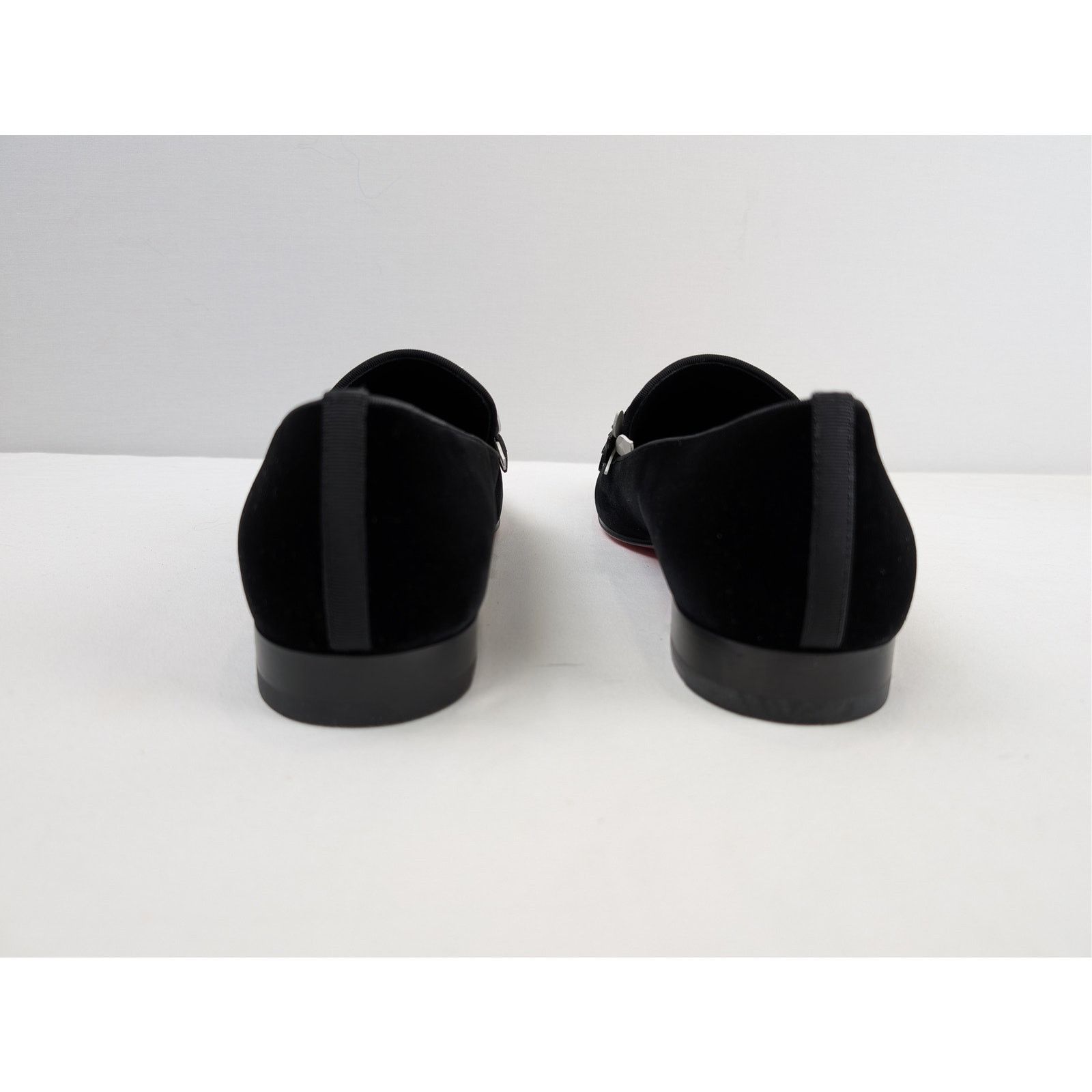 Christian Louboutin o1rshd1 Dandelion Petunia Flat Loafers Shoe Boots in Black Size US 12 / EU 45 - 11 Thumbnail
