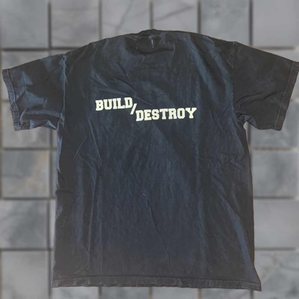 Vintage Rager Studio T-Shirt Black Large Build And Destroy Mens Shirt L Size US L / EU 52-54 / 3 - 1 Thumbnail