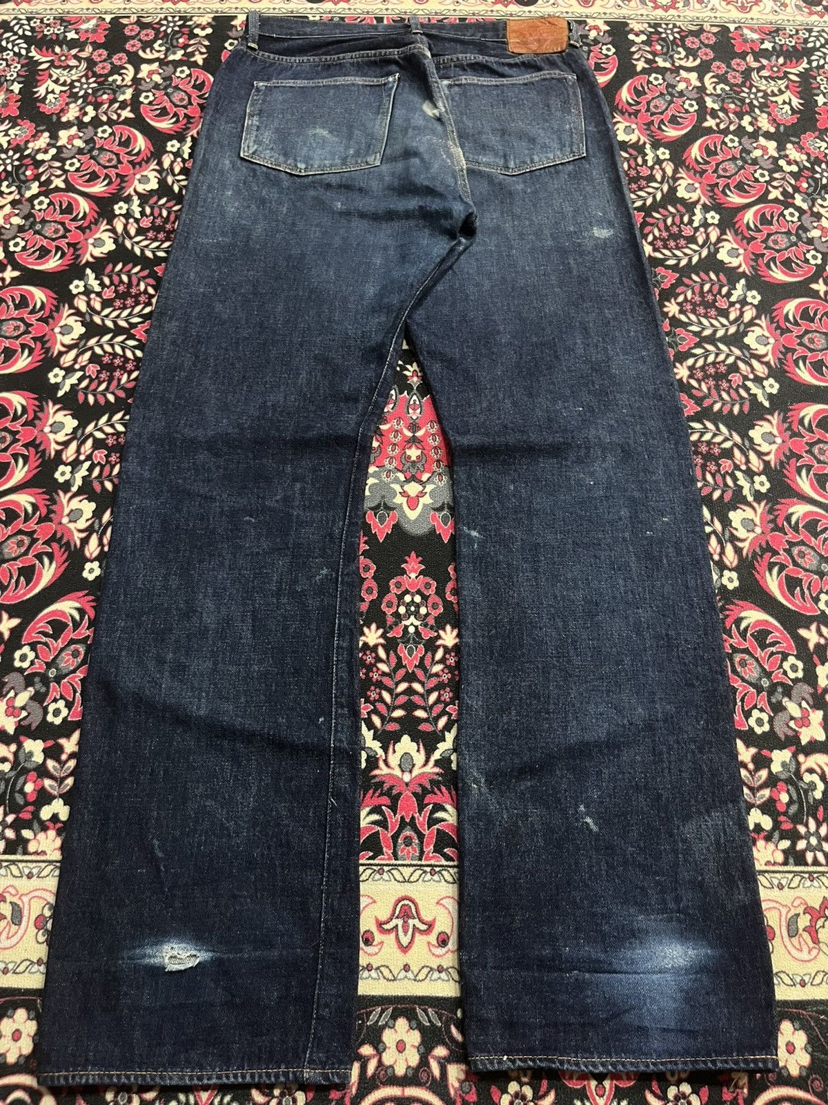 Levi's Vintage Clothing ⚡️Selvedge⚡️Vintage Levi’s LVC S501XX Big E Indigo Washed Jean Size US 34 / EU 50 - 2 Thumbnail