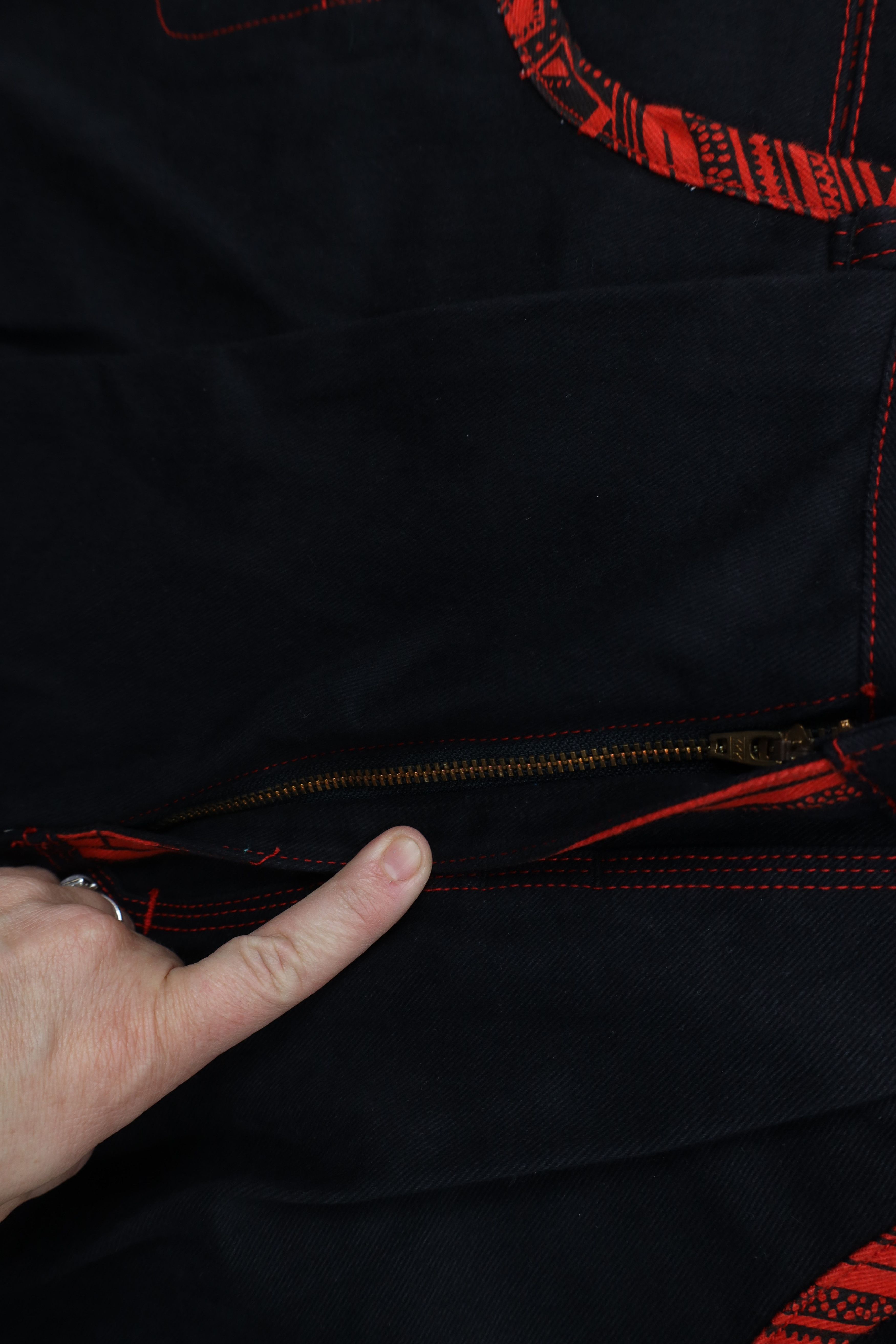 Vintage Deadstock Vintage 90s Streetwear Skateboard Jeans Black Size US 36 / EU 52 - 7 Thumbnail