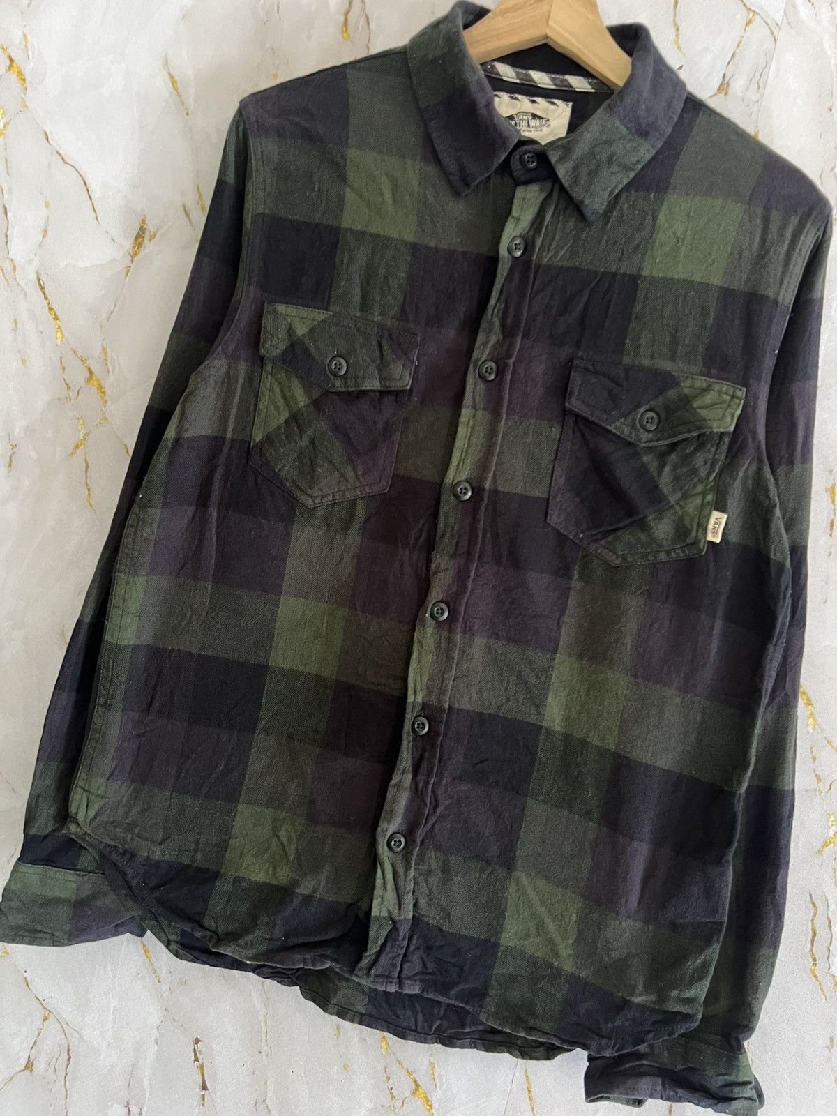 Vans Vintage Vans Tartan Button-Up–Skate Punk Streetwear Archive Size US S / EU 44-46 / 1 - 7 Thumbnail