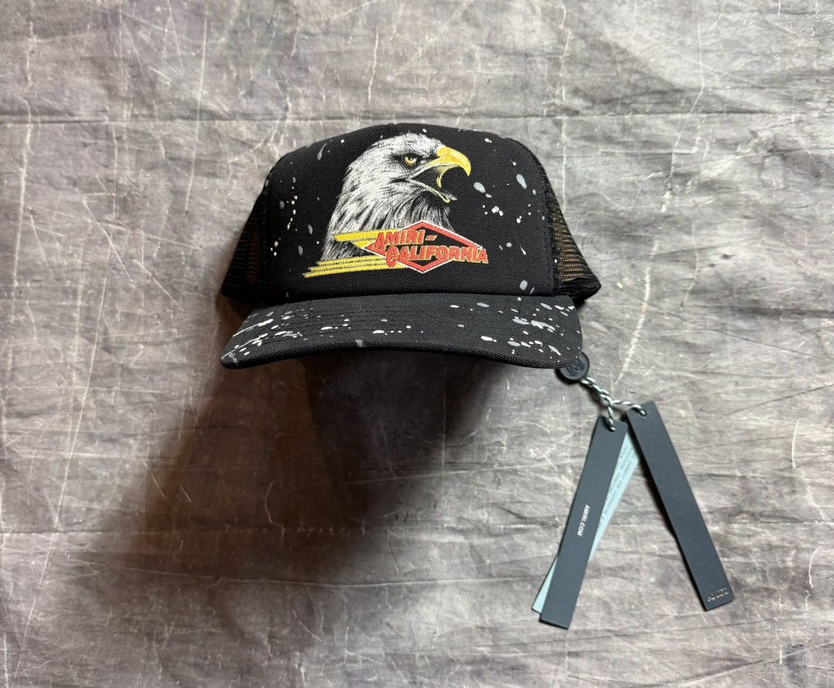 Amiri Amiri Vintage Eagle Trucker Hat Size ONE SIZE - 1 Thumbnail