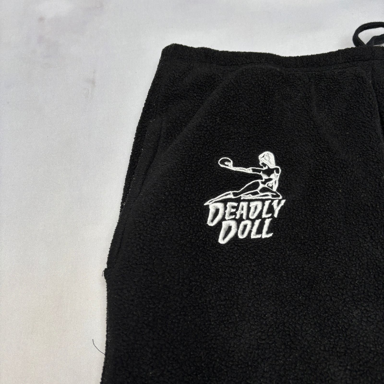 Deadly Doll Deadly Doll Jessie Joe Stark Fleece Sweatpants Medium Y2K Size 30" / US 8 / IT 44 - 2 Thumbnail