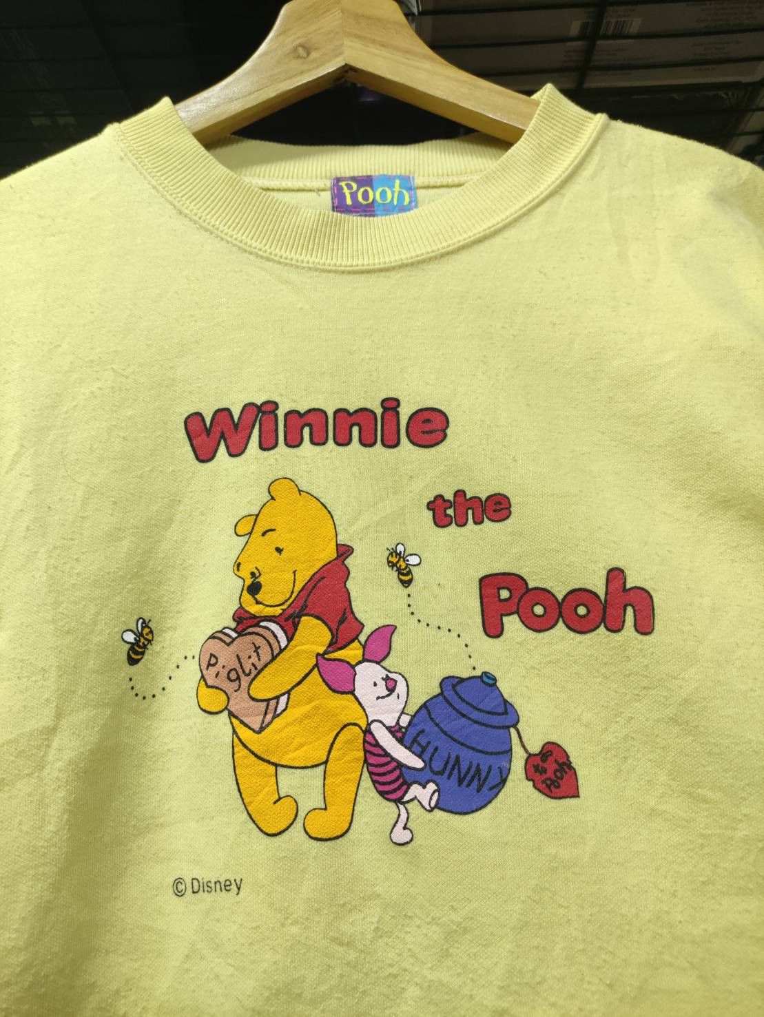 Disney Vtg 00's Winnie The Pooh Disney Sweaters Size US M / EU 48-50 / 2 - 1 Thumbnail